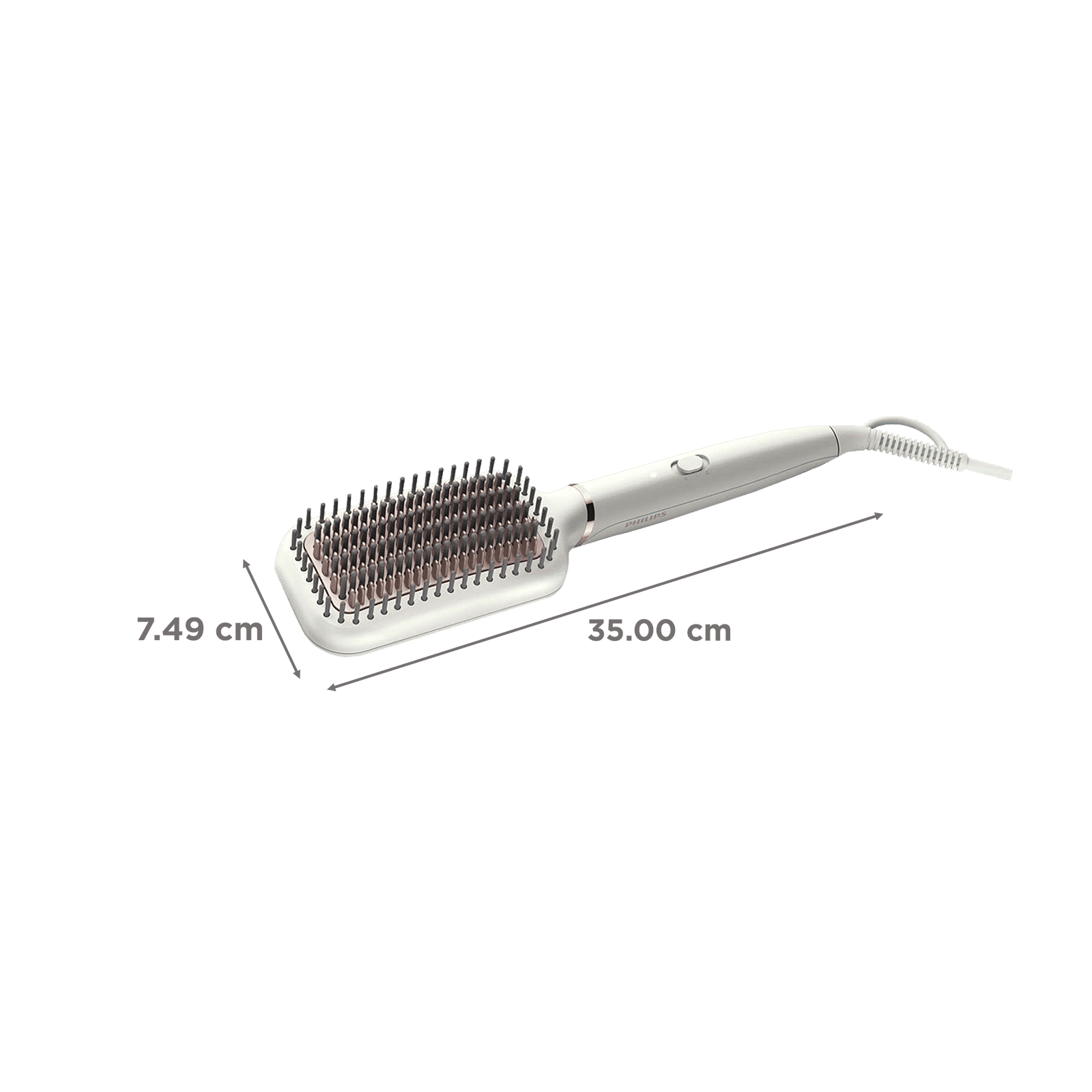 PHILIPS Advanced Hair Straightening Brush with Thermo Protect Technology (Pearl White) PHILIPS Advanced Hair Straightening Brush with Thermo Protect Technology (Pearl White)_2