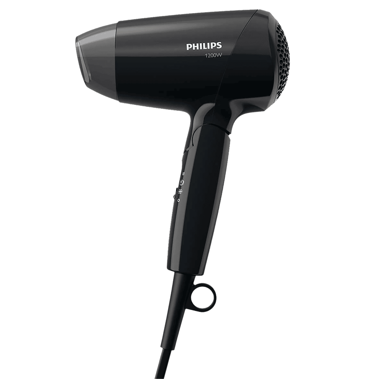 PHILIPS EssentialCare Hair Dryer with 3 Heat Settings & Cool Air Function (Thermo Protect Technology, Black)_1