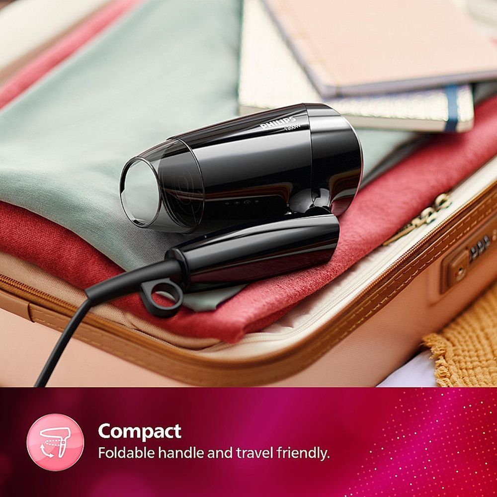 PHILIPS EssentialCare Hair Dryer with 3 Heat Settings & Cool Air Function (Thermo Protect Technology, Black)_19