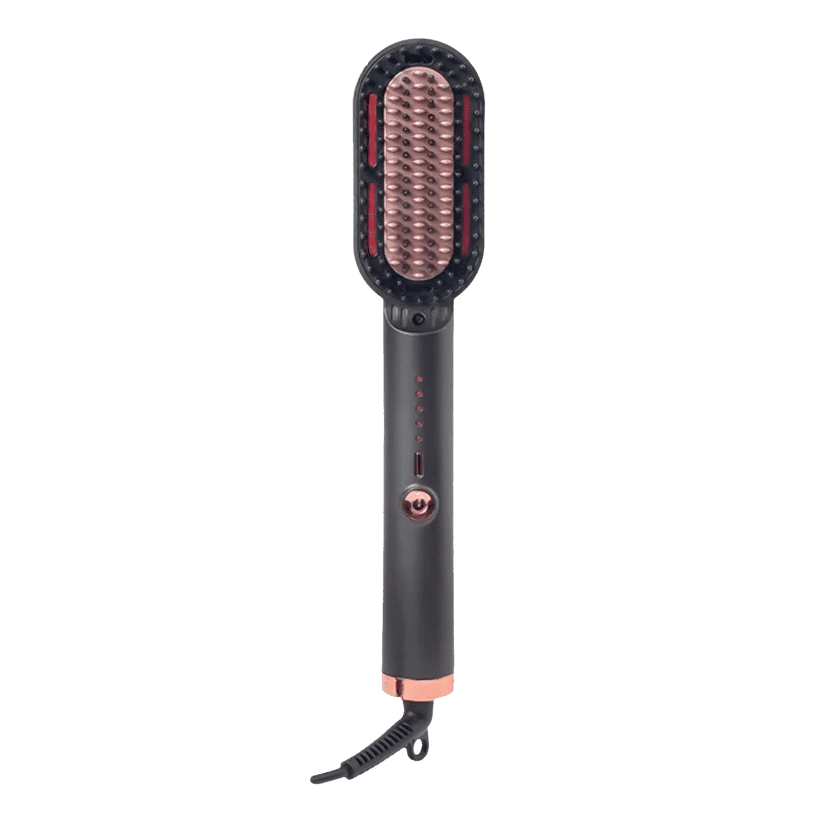 Croma Hair Straightening Brush with Ionic Care Function (Sky Grey)_1