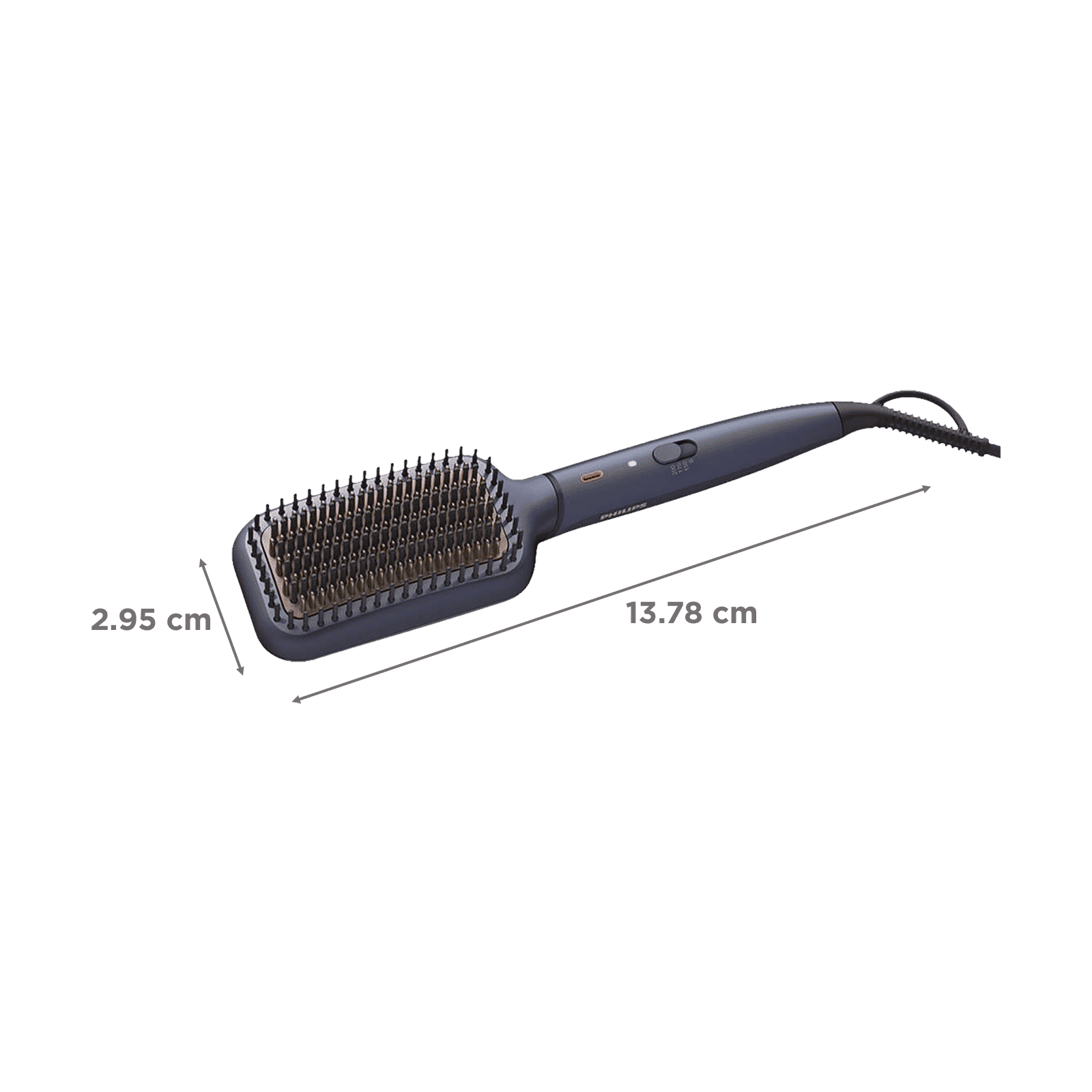 PHILIPS 5000 Hair Straightener with Silk Protect Technology (Ceramic Bristles, Blue)_2