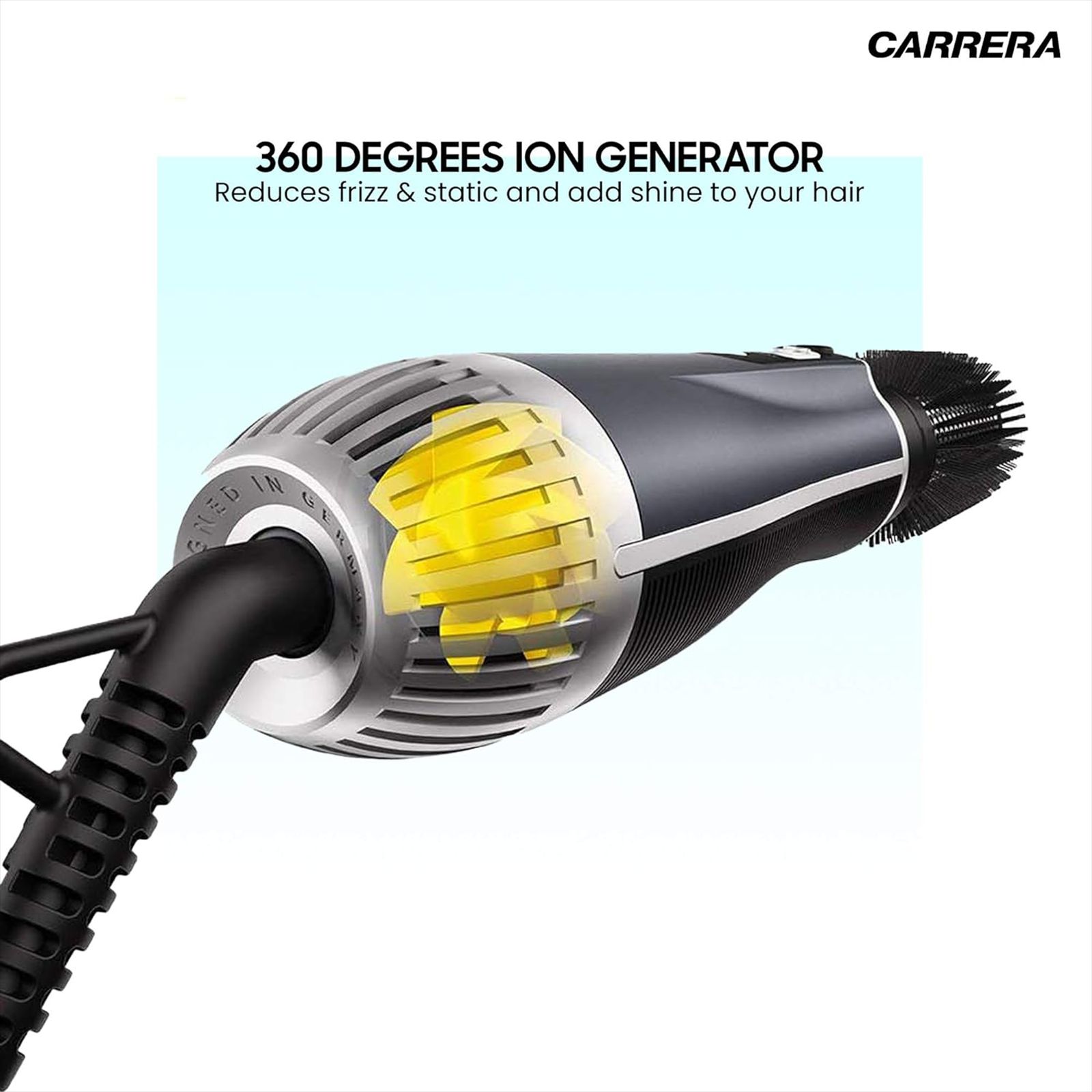 CARRERA Professional 2-in-1 Hair Styler with Ionic Technology (Even Heat Distribution, Graphite Grey & Titanium)_17