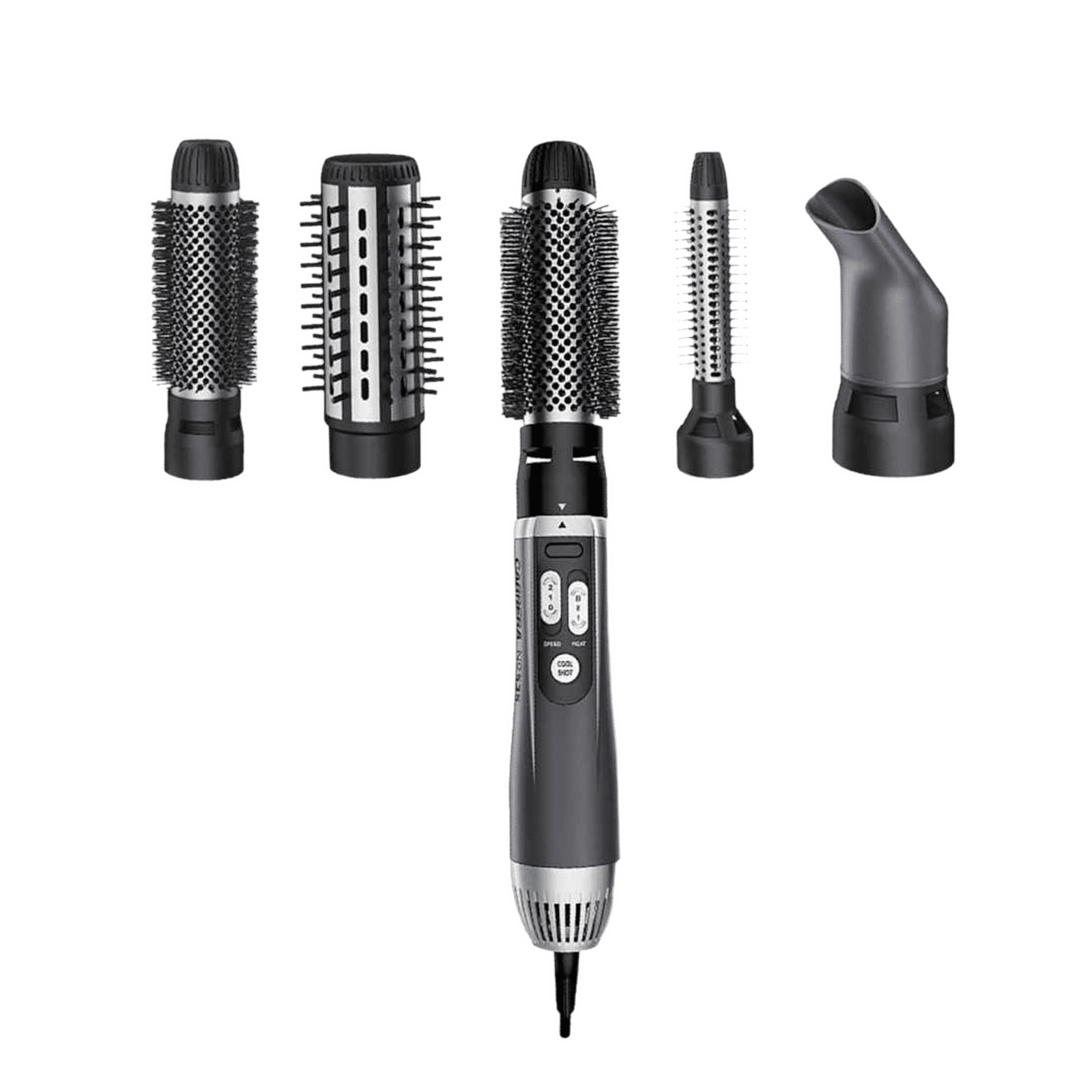 CARRERA Professional 2-in-1 Hair Styler with Ionic Technology (Even Heat Distribution, Graphite Grey & Titanium)_4