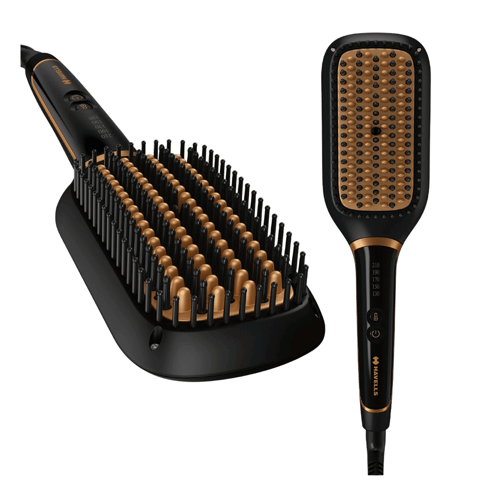 HAVELLS HS4211 Hair Straightener with Ionic Care (Black)_12