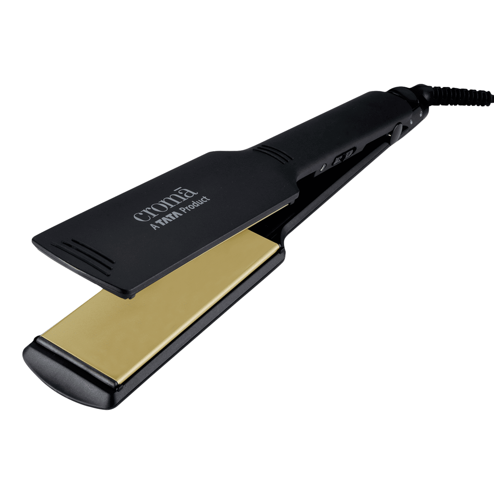 Croma Hair Straightener with PTC Heater (Ceramic Coated Plates, Black)_4