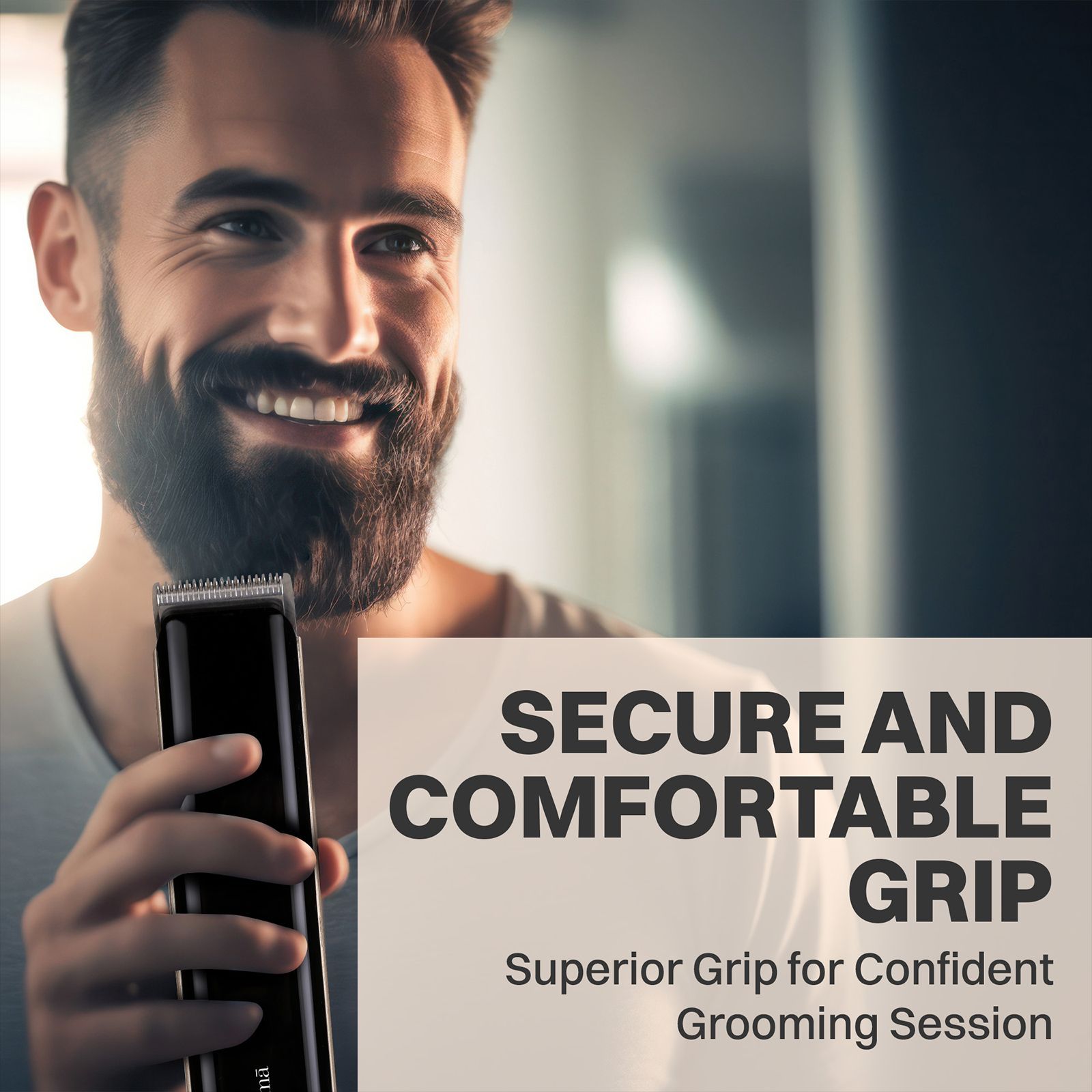 Croma 4 in 1 Rechargeable Cordless Wet and Dry Trimmer for Beard for Men (90mins Runtime, Self Sharpening Technology, Black) Croma 4 in 1 Rechargeable Cordless Wet and Dry Trimmer for Beard for Men (90mins Runtime, Self Sharpening Technology, Black)_12