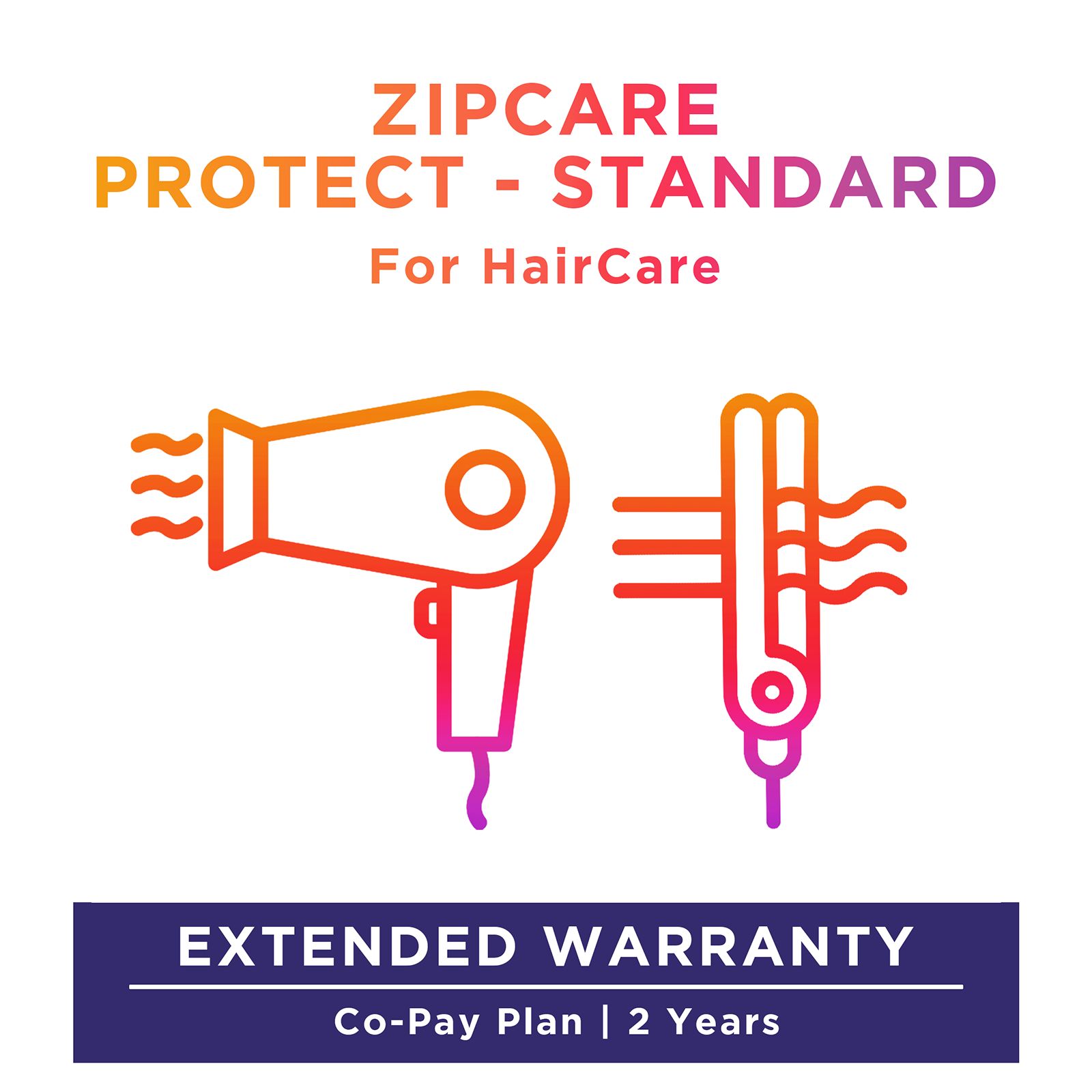 ZipCare Protect Standard for Hair Care (Rs. 2500 to Rs. 5000) - 2 Years_1