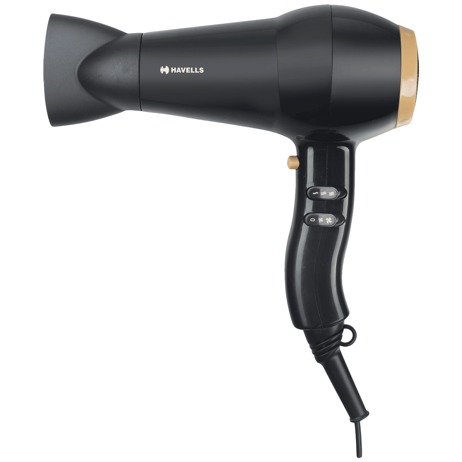 HAVELLS Hair Dryer with 2 Heat Settings & Cool Shot (Light Weight, HD3276, Black)_1
