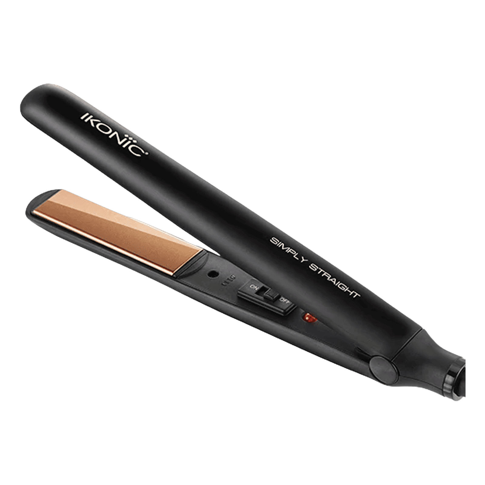 Ikonic Simply Straight Hair Straightener with Infrared Heat Technology (Super Slim Plates, Black)_4