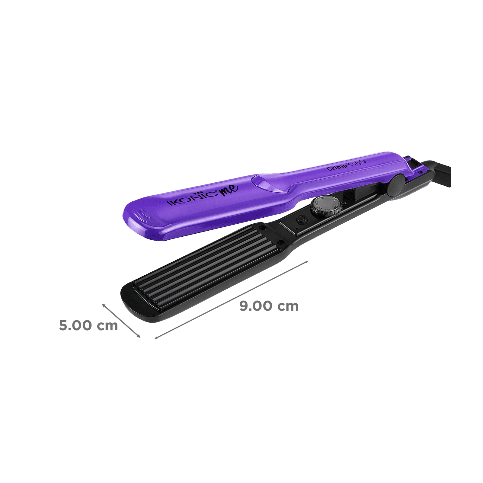 Ikonic Style Hair Crimper with Nano Titanium Technology (Titanium Plates, Purple)_2