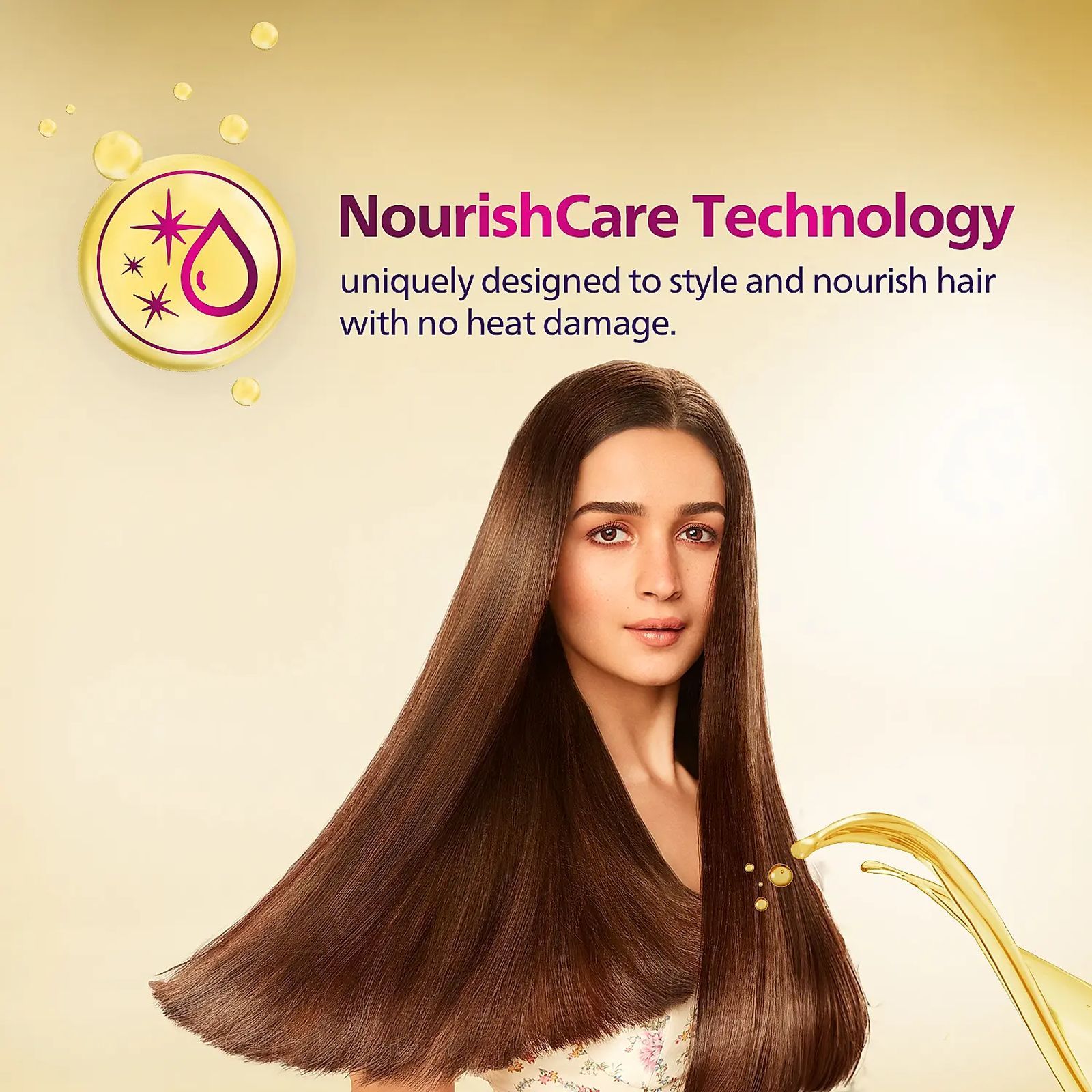 PHILIPS BHS507/40 Hair Straightener with Nourishcare Technology (Kerashine Titanium Plates, Black)_11