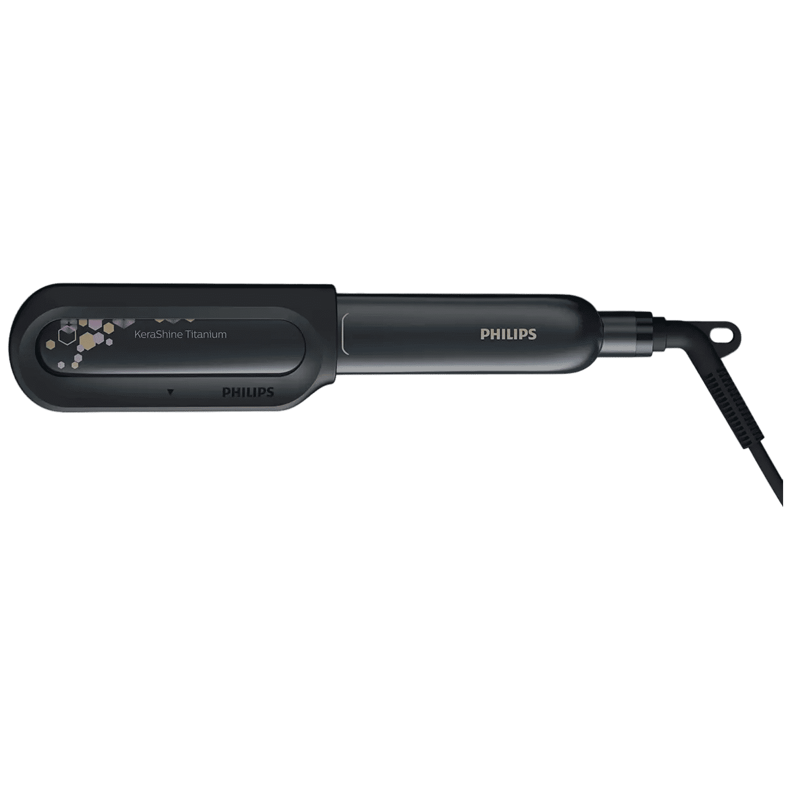 PHILIPS BHS507/40 Hair Straightener with Nourishcare Technology (Kerashine Titanium Plates, Black)_4