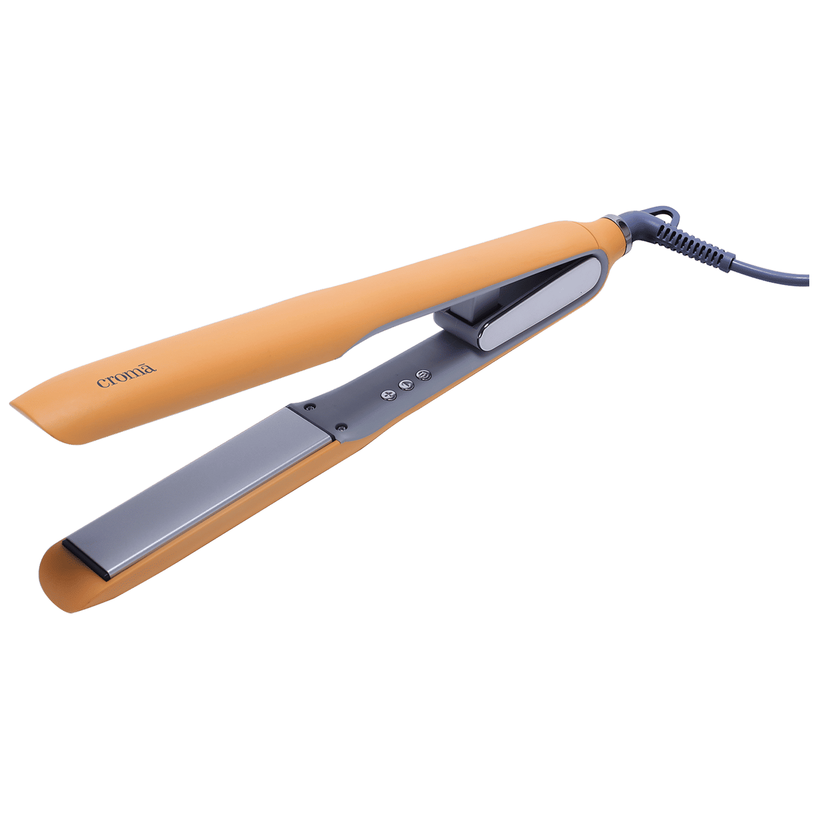 Croma Hair Straightener with Ionic Function (Ceramic Coated Plates, Yellow)_1