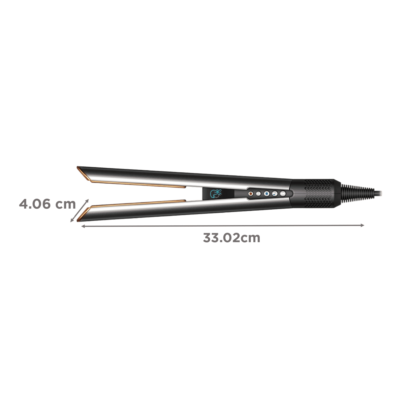 Dyson Airstrait 2-in-1 Hair Styler with No Heat Damage Technology (Dyson Hyperdymium Motor, Bright Nickel)_2