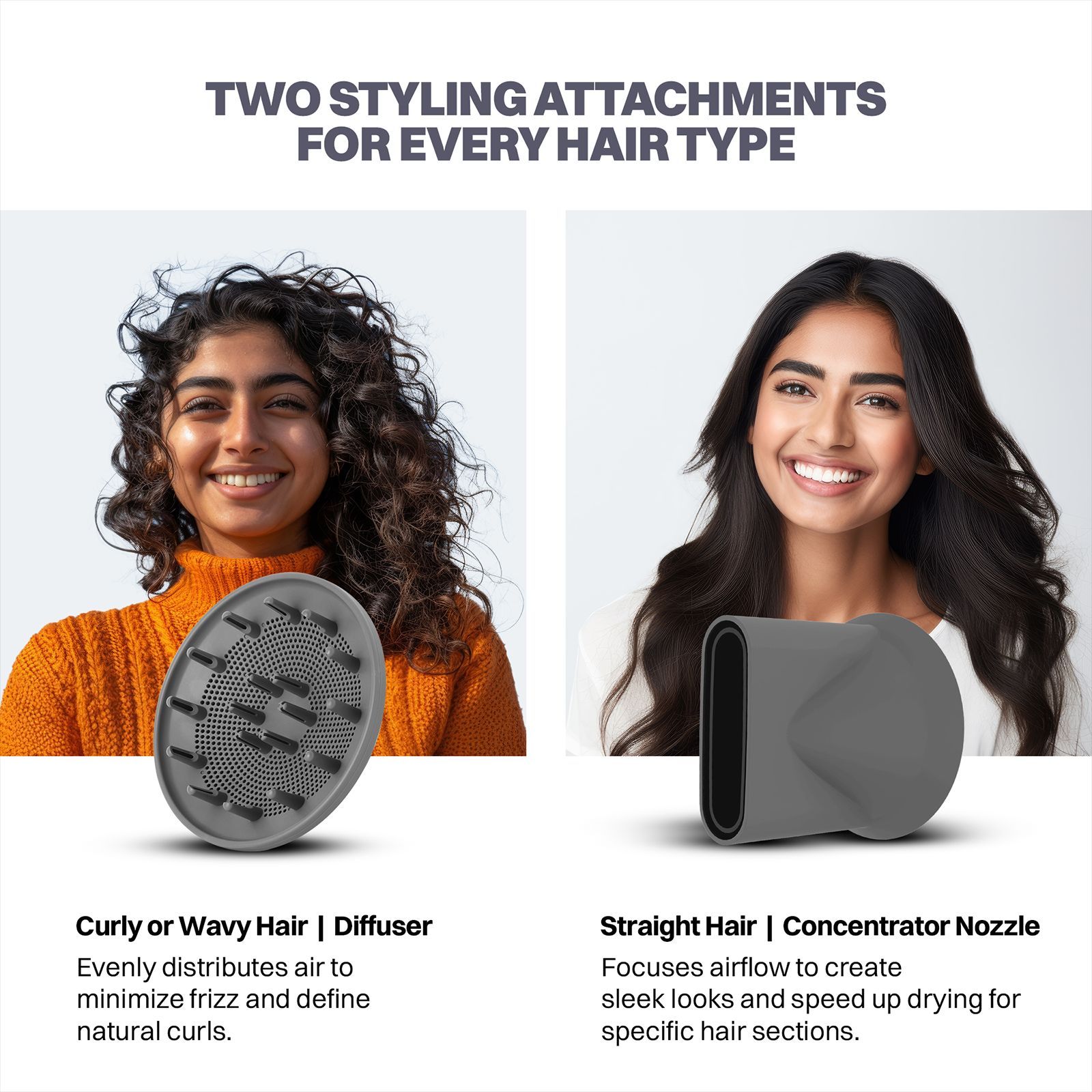 Croma Hair Dryer with 5 Heat Settings (BLDC Motor, Grey)_15