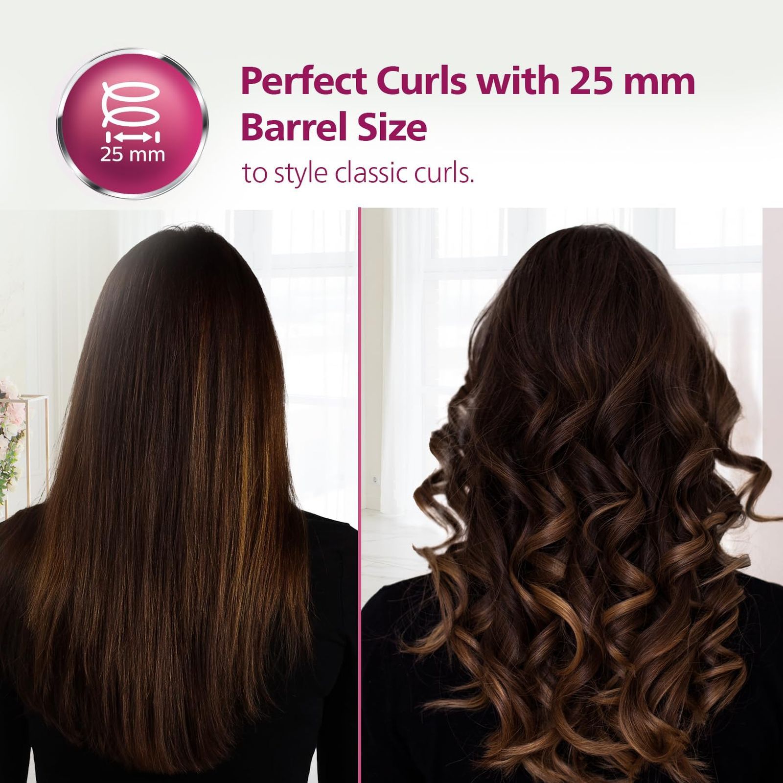 PHILIPS BHB864/00 Hair Curler with 8 Temperature Settings (Ceramic Tourmaline Plate, Black)_5