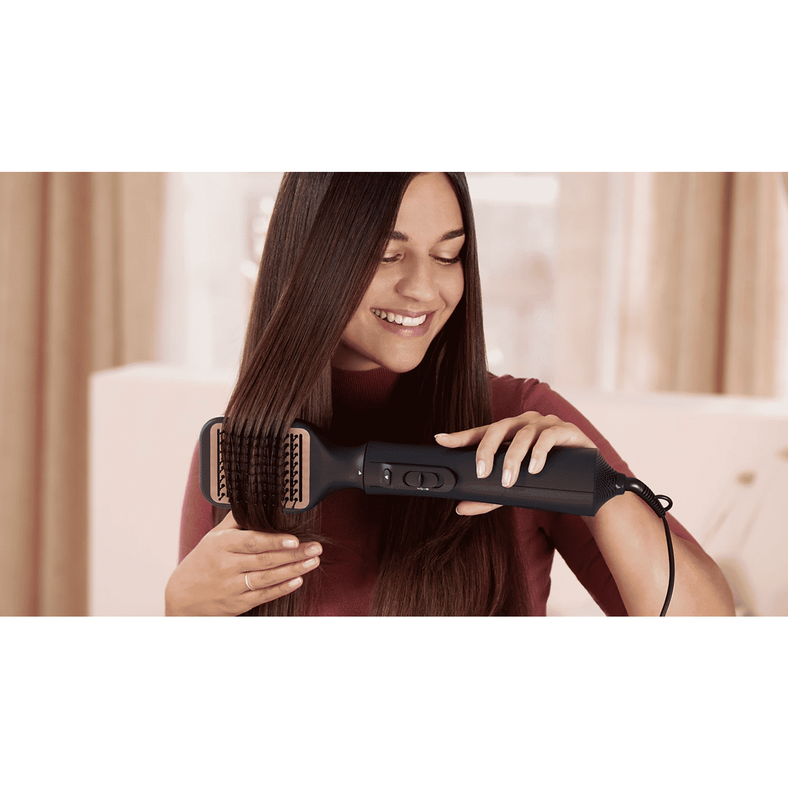PHILIPS 5000 Series Hair Styler with Even Heat Distribution (3 Heat Setting, Pink and Blue)_7