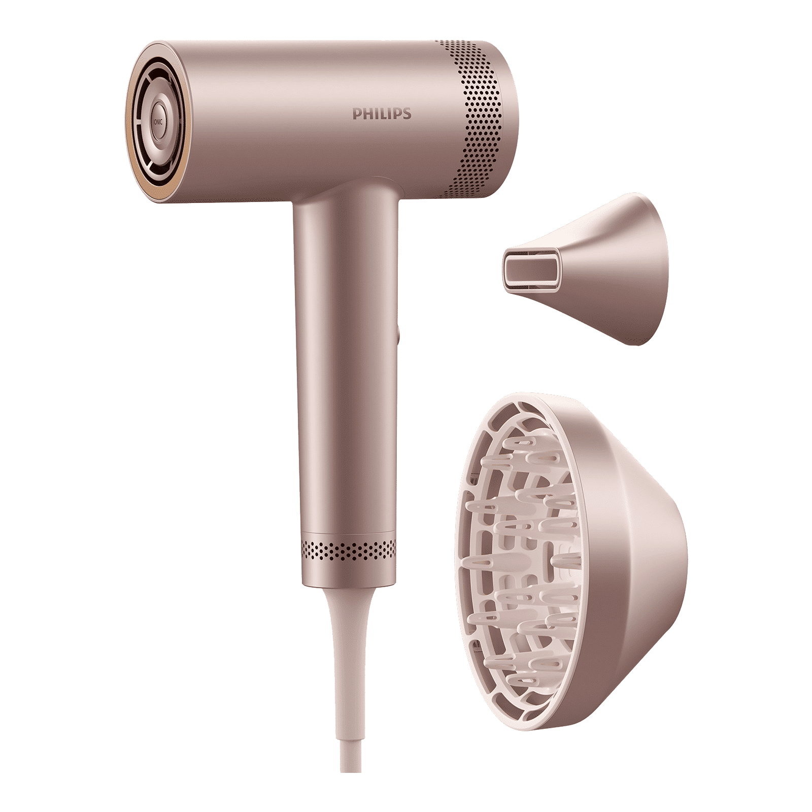 Philips 8000 Series Hair Dryer With 7 Heat Settings & Cool Shot (Thermo Shield Advanced Technology, Rose Champagne)_3