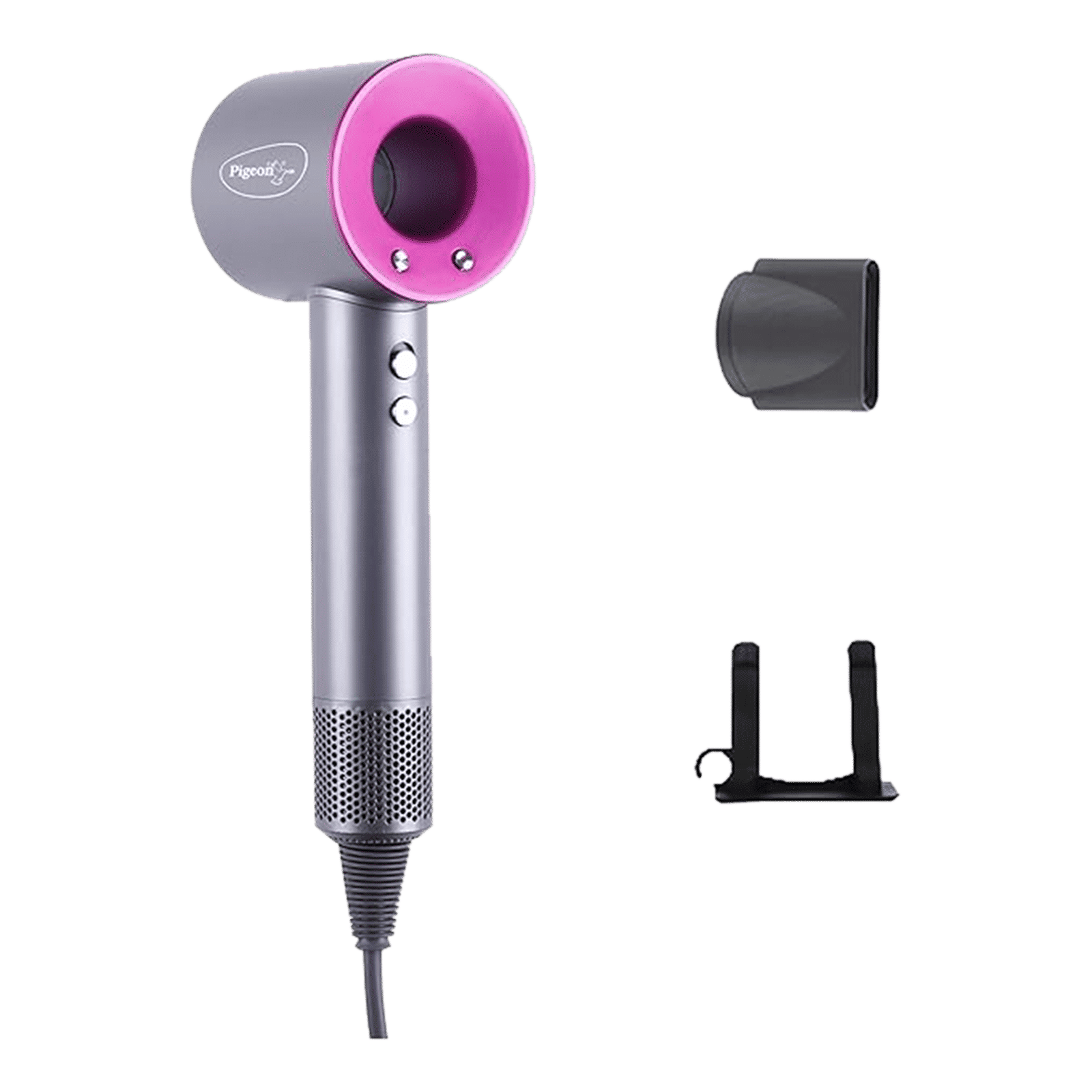 PIGEON Elegant BLDC 2-In-1 Hair Dryer with 4 Heat Settings & Cool Shot (Ionic Technology, Grey)_1