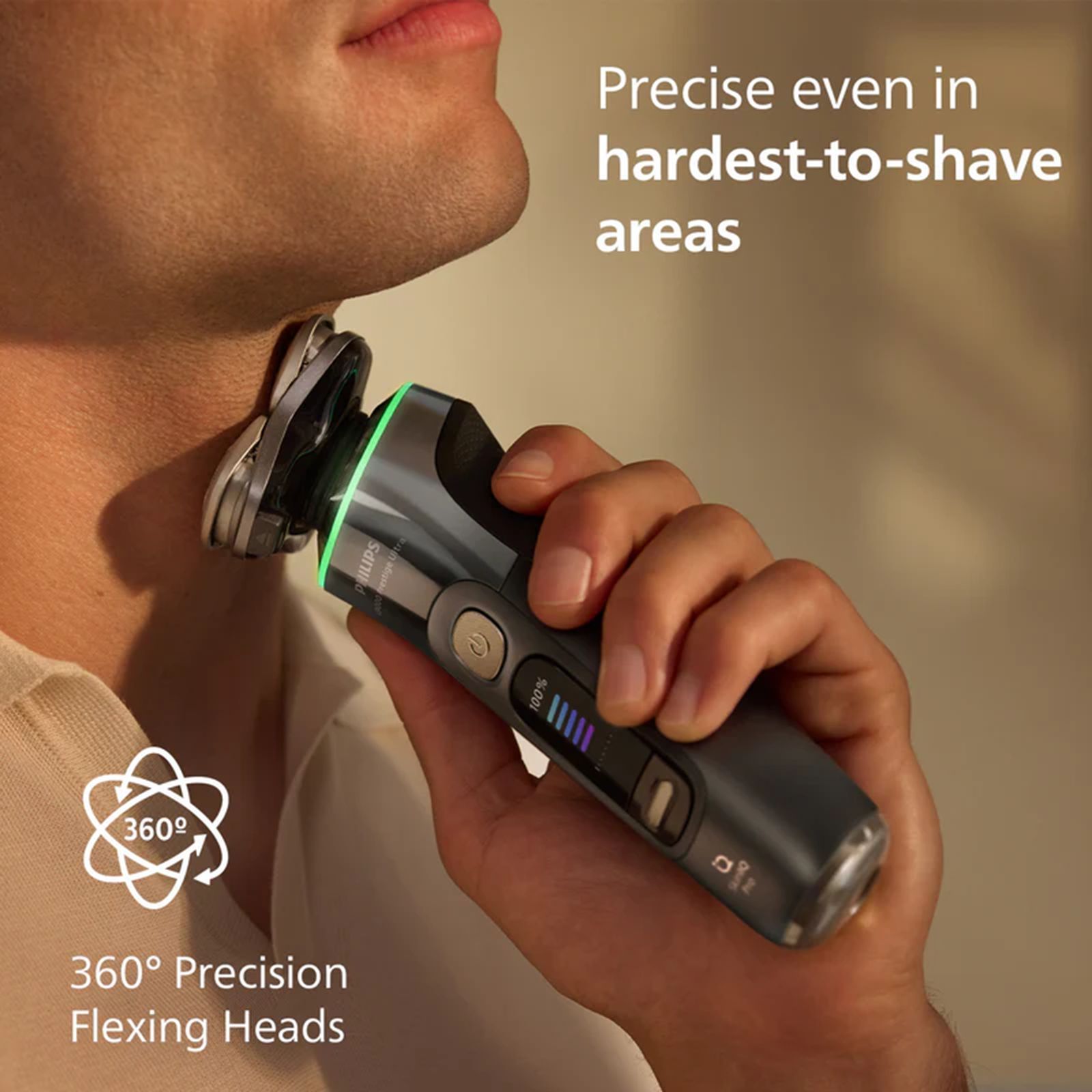 Philips i9000 Prestige Ultra Rechargeable Cordless Electric Shaver for Face & Neck for Men (60mins Runtime, Skin IQ Pro Technology, Dark Slate) Philips i9000 Prestige Ultra Rechargeable Cordless Electric Shaver for Face & Neck for Men (60mins Runtime, Skin IQ Pro Technology, Dark Slate)_11