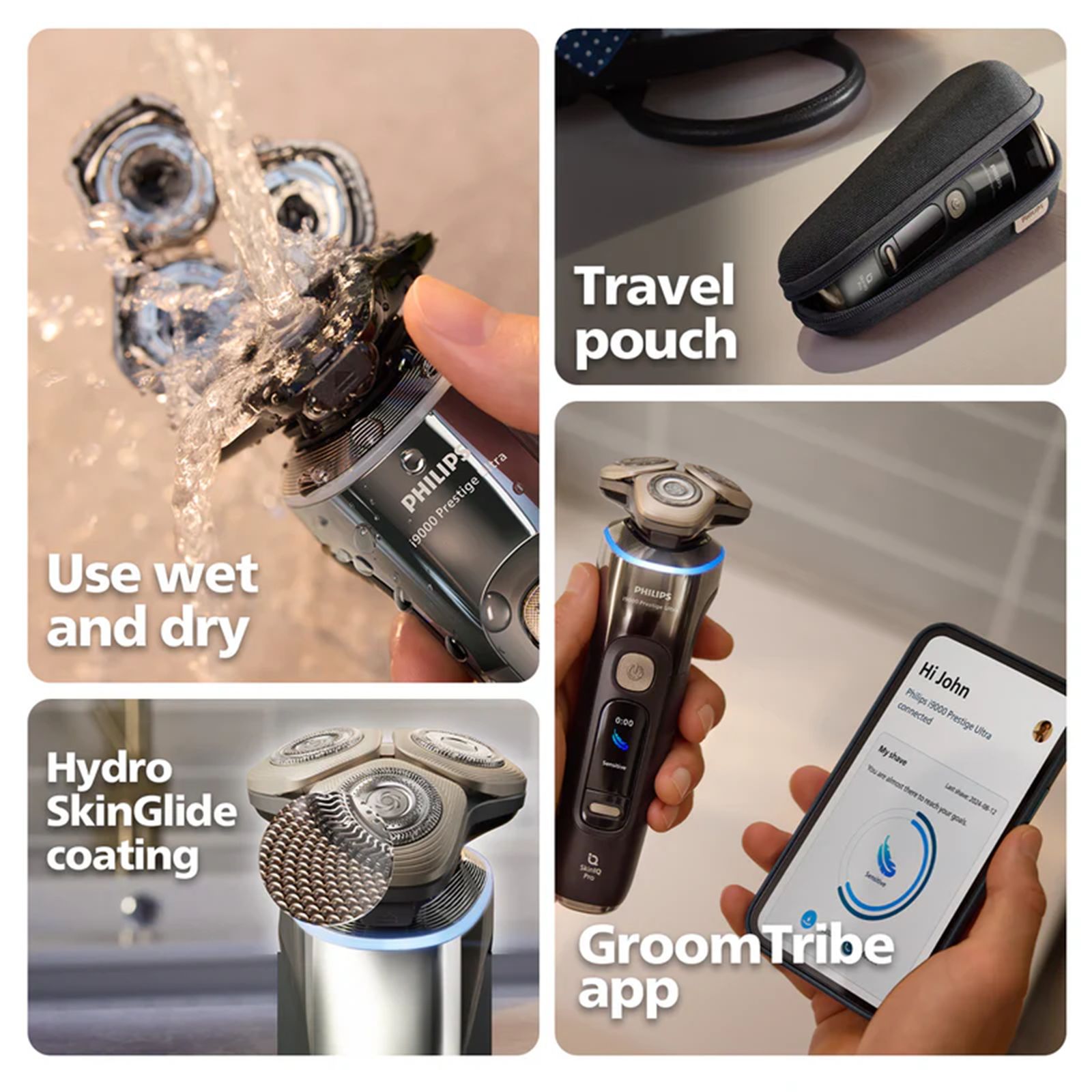 Philips i9000 Prestige Ultra Rechargeable Cordless Electric Shaver for Face & Neck for Men (60mins Runtime, Skin IQ Pro Technology, Dark Slate) Philips i9000 Prestige Ultra Rechargeable Cordless Electric Shaver for Face & Neck for Men (60mins Runtime, Skin IQ Pro Technology, Dark Slate)_12