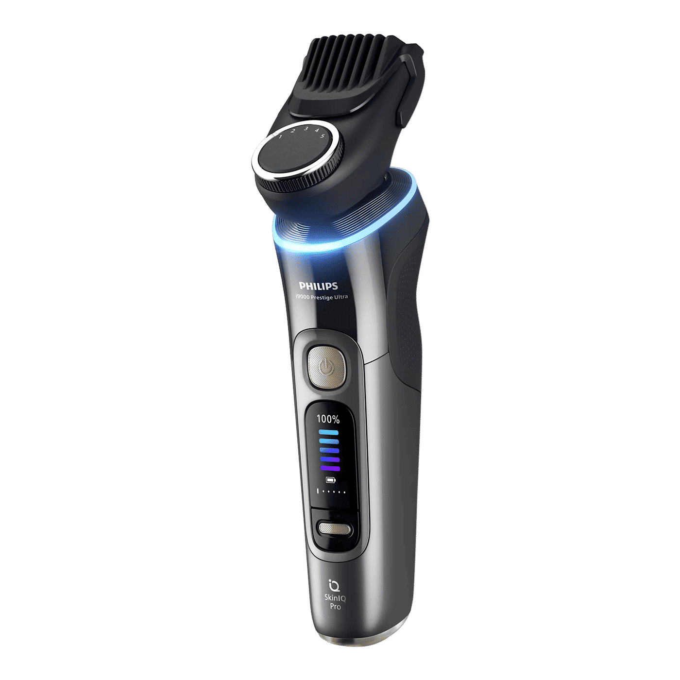 Philips i9000 Prestige Ultra Rechargeable Cordless Electric Shaver for Face & Neck for Men (60mins Runtime, Skin IQ Pro Technology, Dark Slate) Philips i9000 Prestige Ultra Rechargeable Cordless Electric Shaver for Face & Neck for Men (60mins Runtime, Skin IQ Pro Technology, Dark Slate)_5