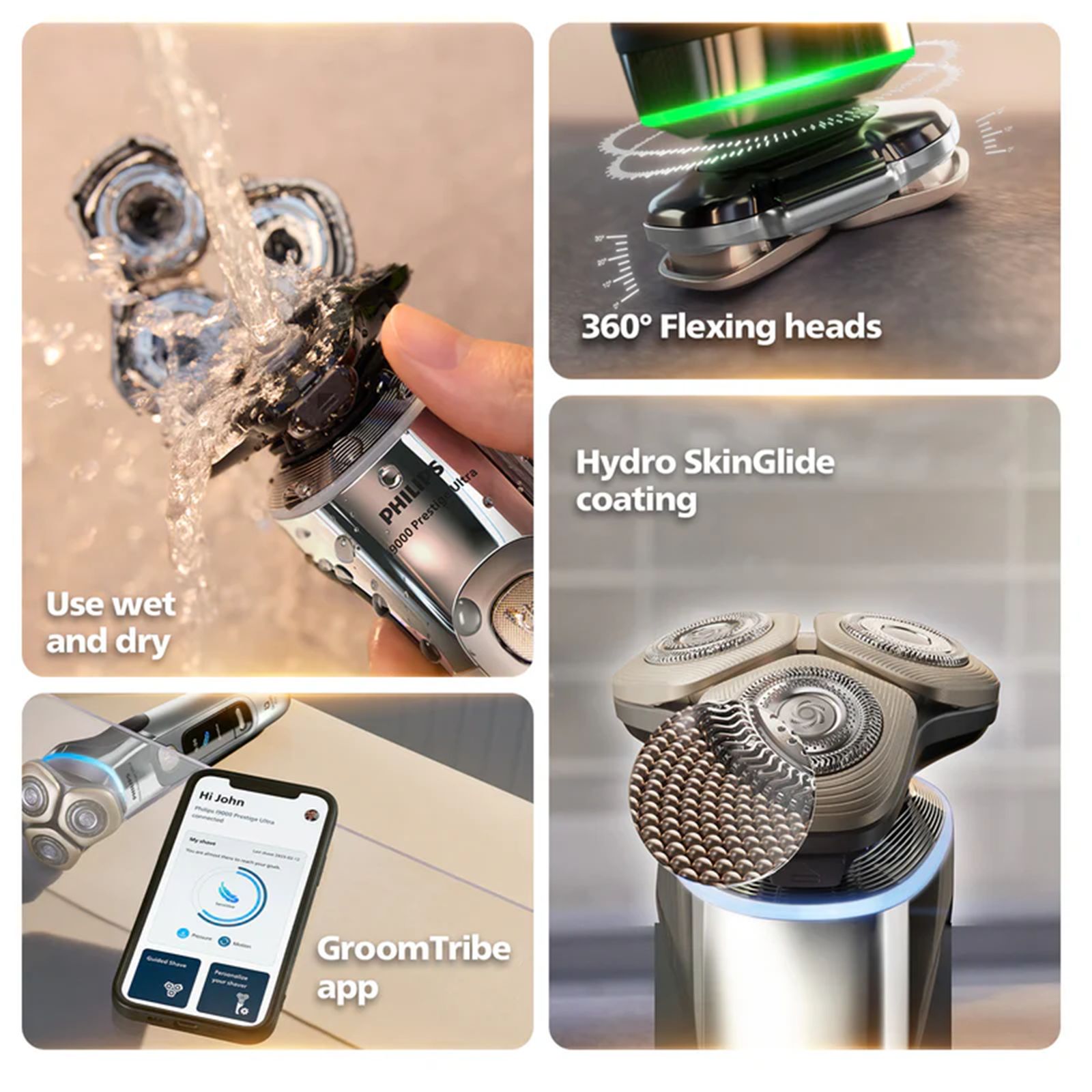 Philips i9000 Prestige Ultra Rechargeable Cordless Electric Shaver for Face & Neck for Men (60mins Runtime, Skin IQ Pro Technology, Chrome) Philips i9000 Prestige Ultra Rechargeable Cordless Electric Shaver for Face & Neck for Men (60mins Runtime, Skin IQ Pro Technology, Chrome)_13