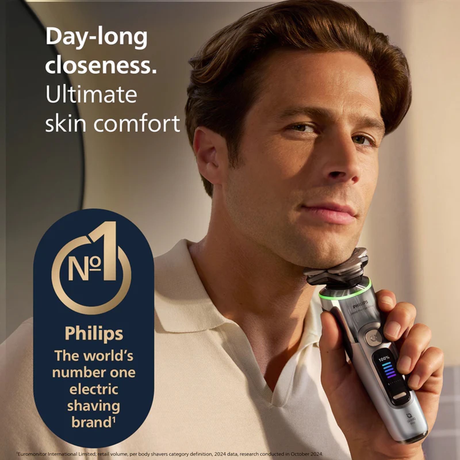Philips i9000 Prestige Ultra Rechargeable Cordless Electric Shaver for Face & Neck for Men (60mins Runtime, Skin IQ Pro Technology, Chrome) Philips i9000 Prestige Ultra Rechargeable Cordless Electric Shaver for Face & Neck for Men (60mins Runtime, Skin IQ Pro Technology, Chrome)_8