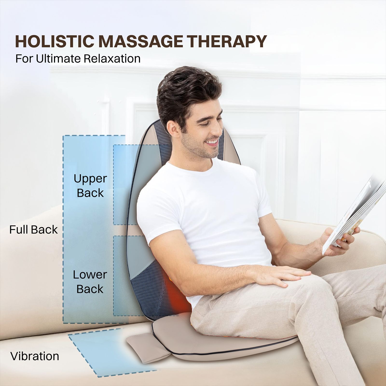 Croma Rotary Massager 8 Rollers (W288, Brown)_12