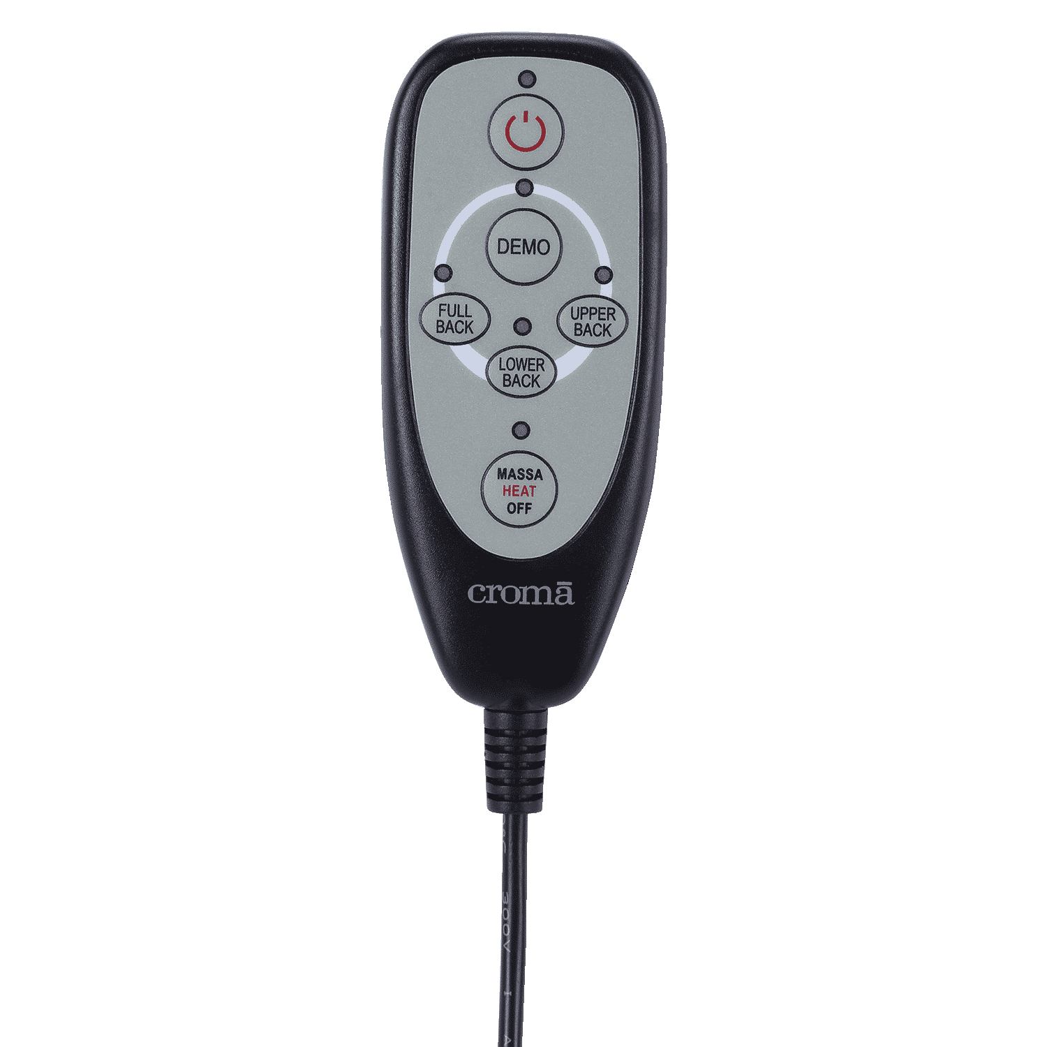 Croma Rotary Massager 8 Rollers (W288, Brown)_6