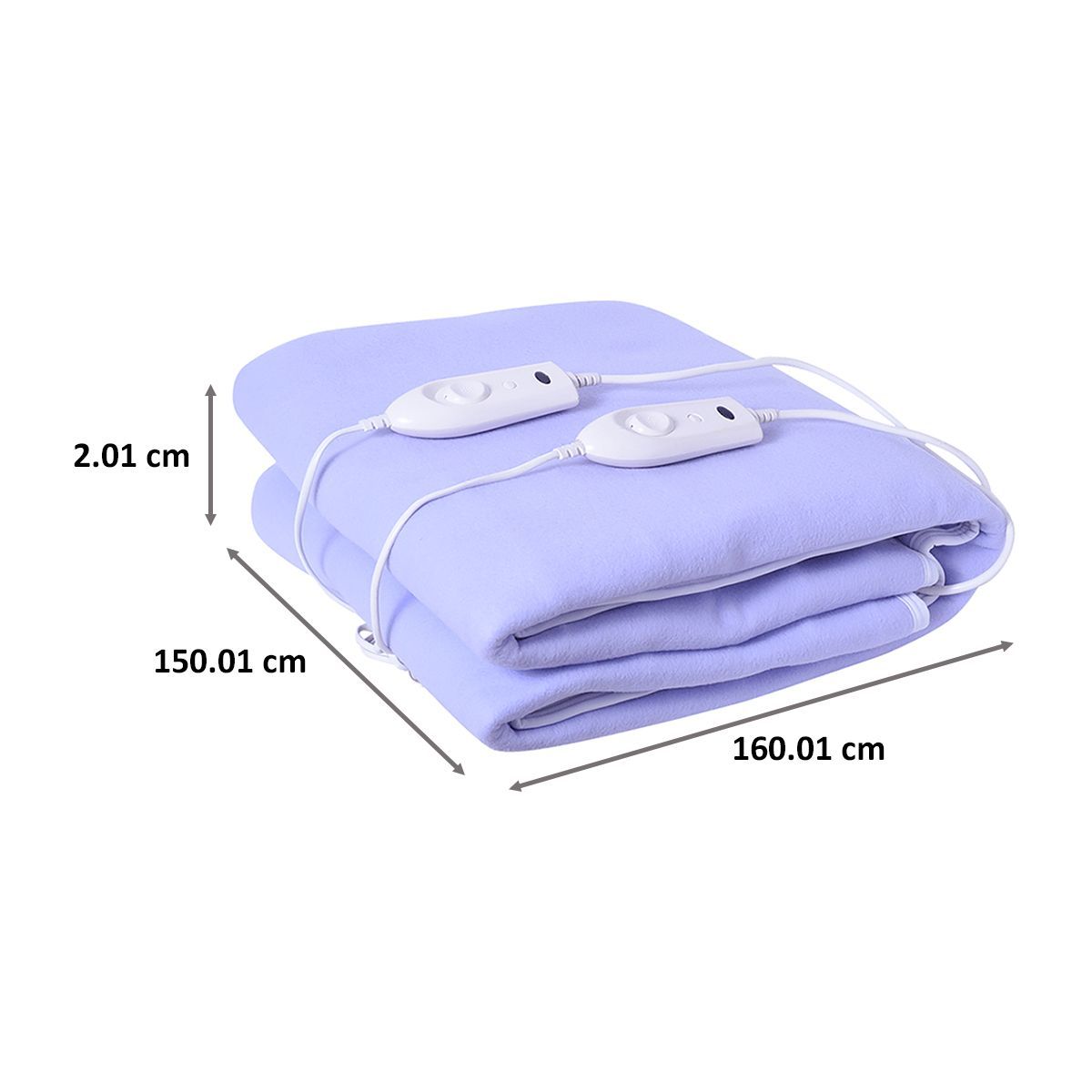 Expressions Double Polar Electric Bed Warmer (POLAR08DB, Blue)_2