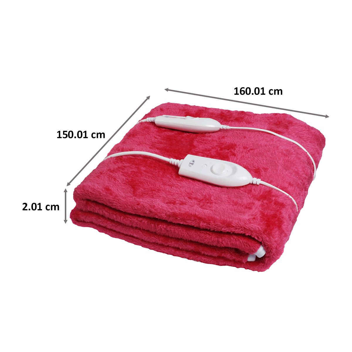 Expressions Double Super Soft Mink Electric Bed Warmer (POLAR104DB, Pink)_2