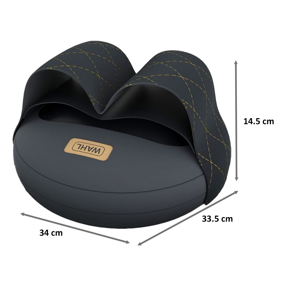 WAHL WMMP60324 Shiatsu All-in-1 Massager (Shiatsu Massage, HEM-6232T, Grey)_2