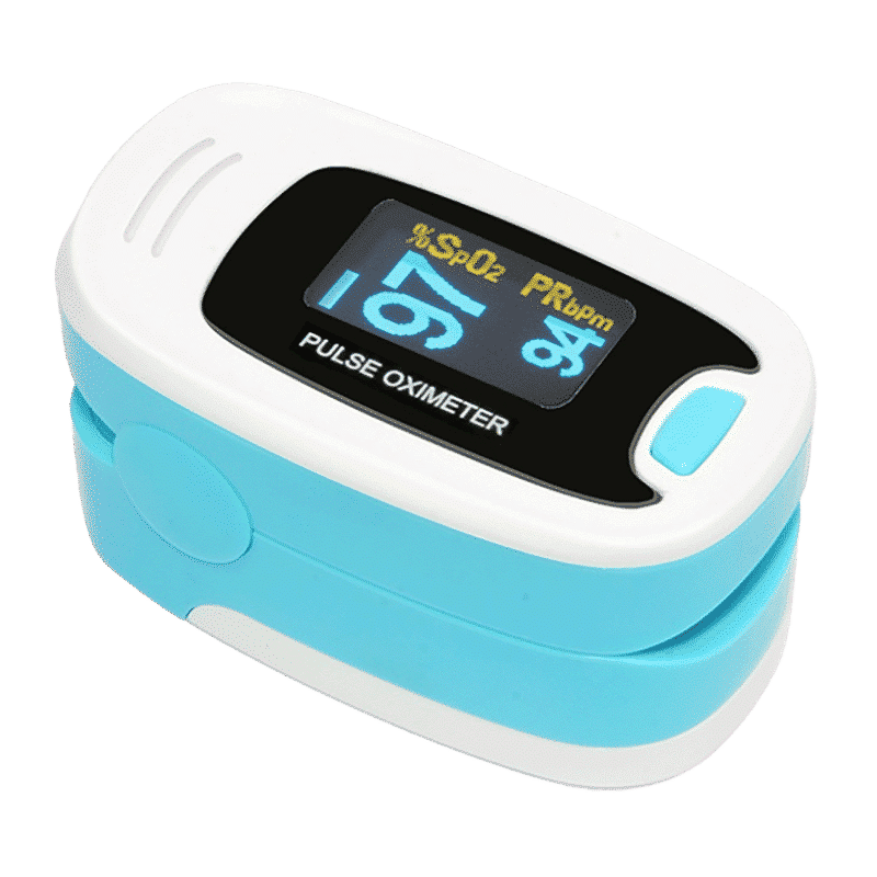 CONTEC Pulse Oximeter (Low Power Consumption, CMS50N1, Blue)_1