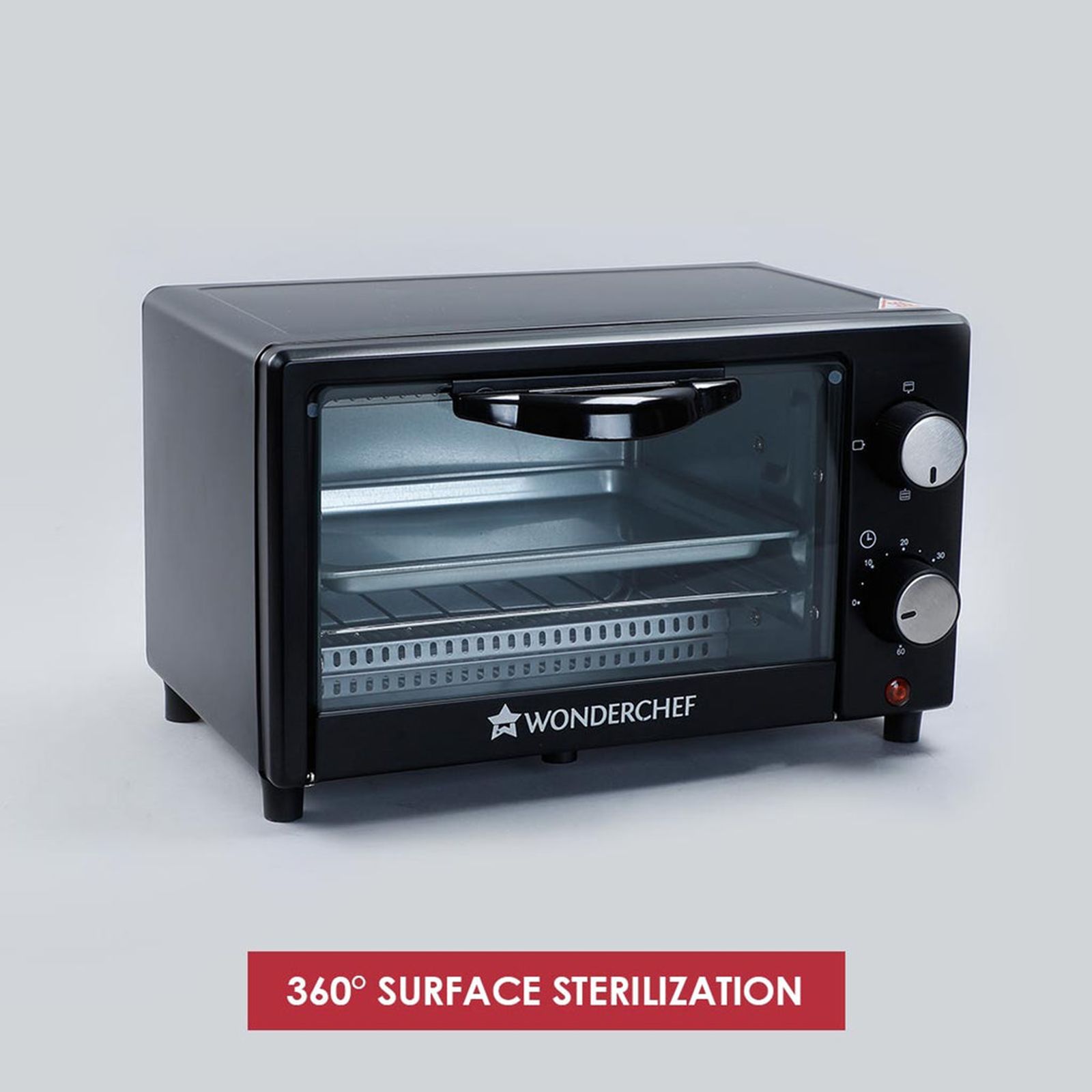 WONDERCHEF Prato Electric UVC Sanitizing Oven (Disinfecting, 63153564, Black)_16