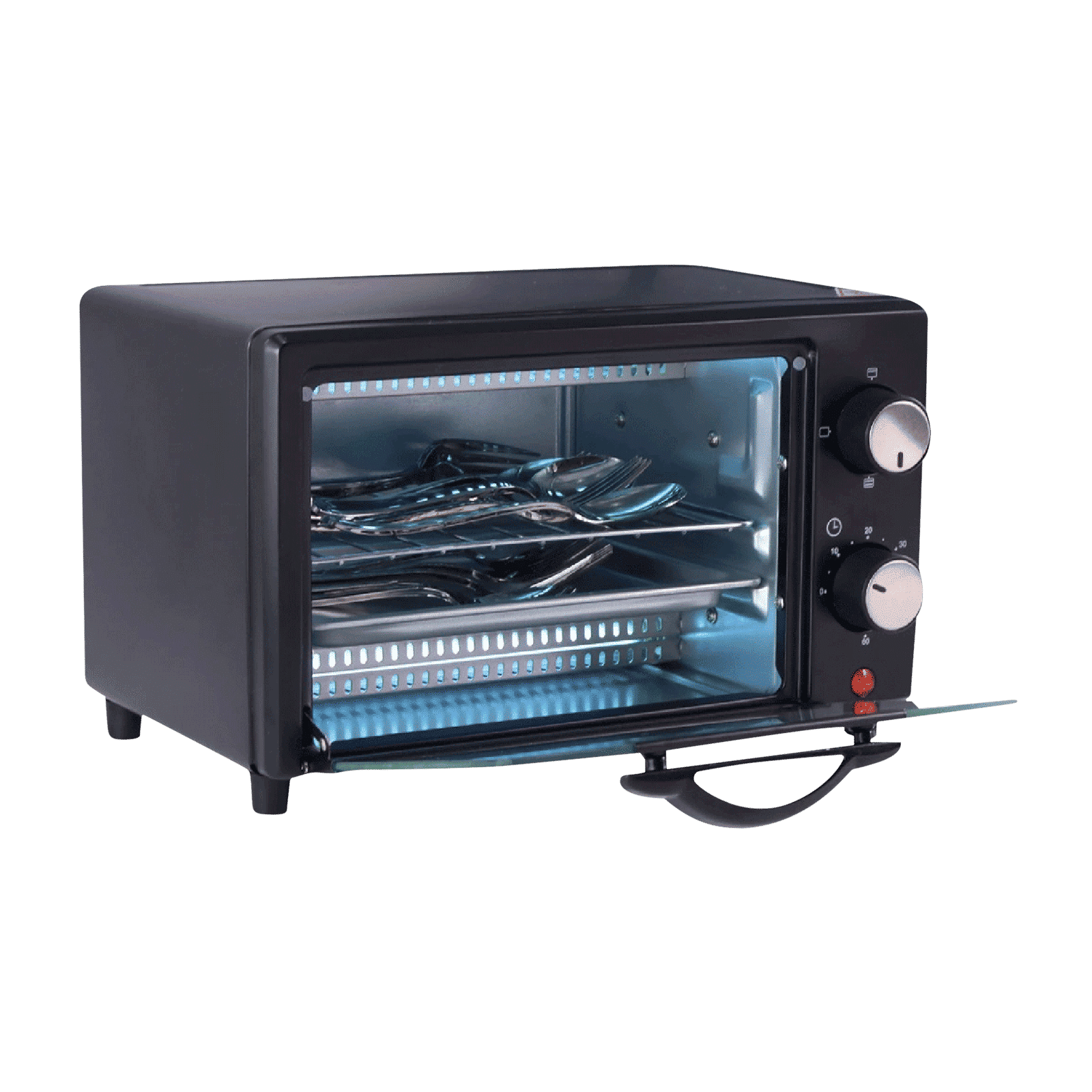 WONDERCHEF Prato Electric UVC Sanitizing Oven (Disinfecting, 63153564, Black)_4