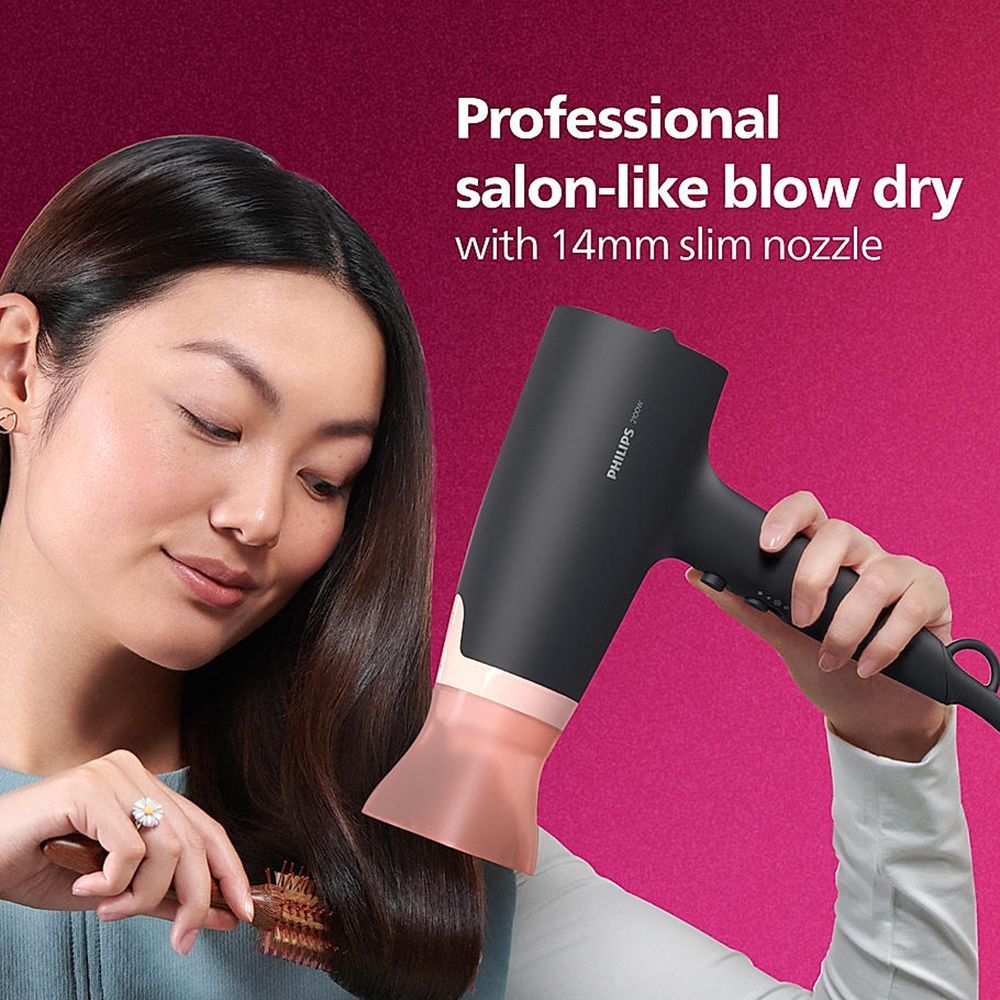 PHILIPS 3000 Series Hair Dryer with 6 Heat Settings & Cool Air Function (Ionic Technology, Pink & Black)_9