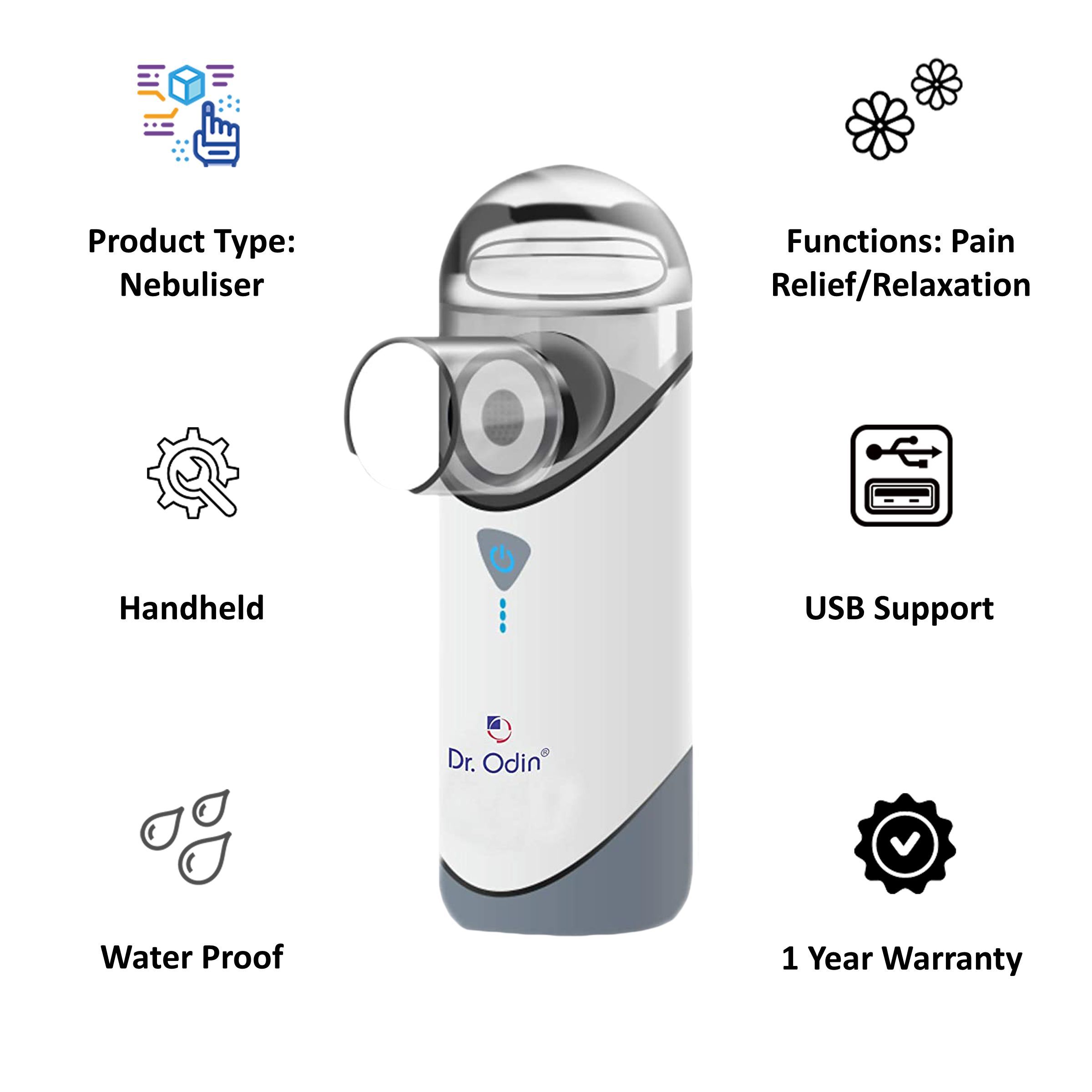 Dr. Odin Nebuliser (Rechargeable Battery, iNebcare, White)_3