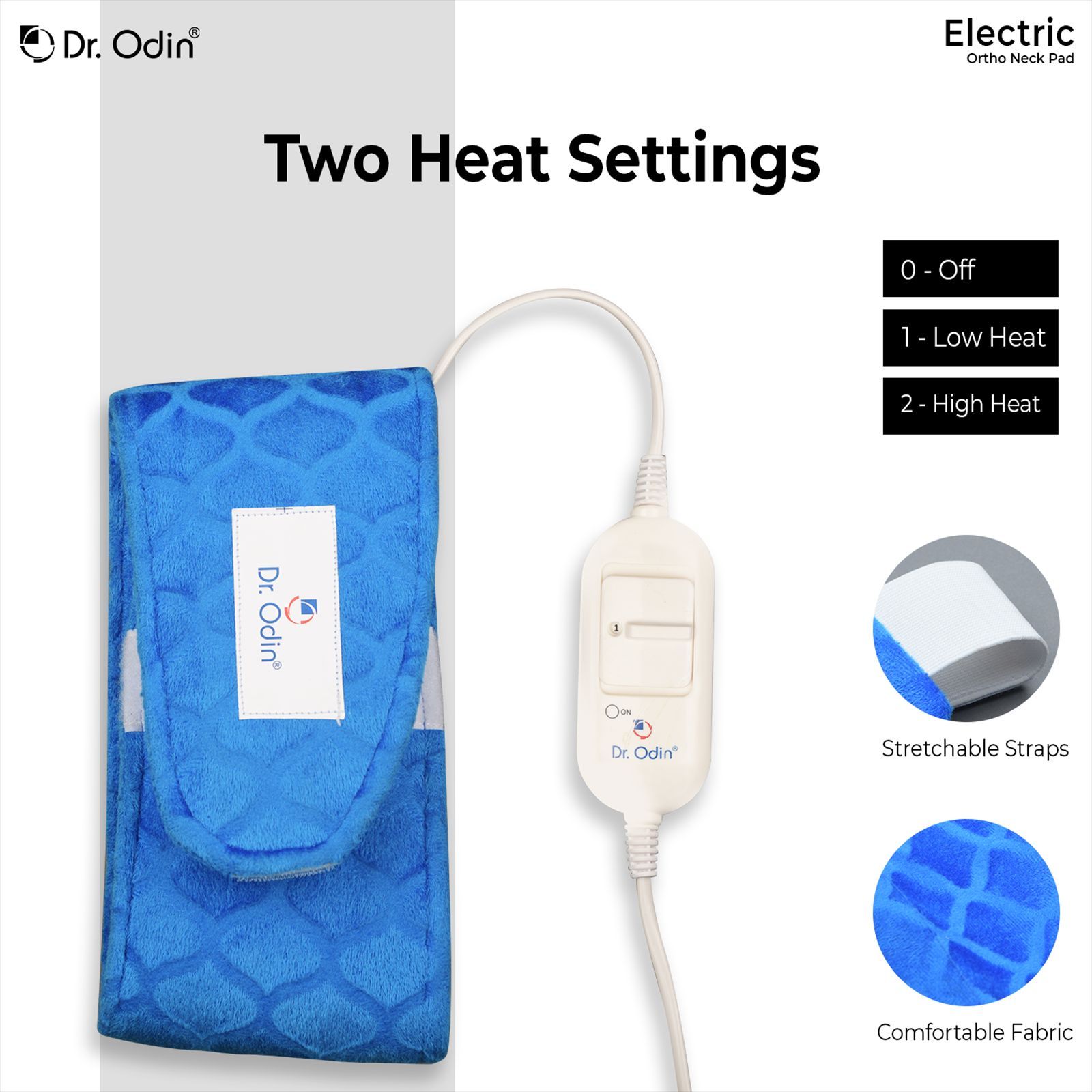 Dr. Odin Neck Heat Pad (Instant Heat Up, Neck Heating Pad, Dark Blue)_7
