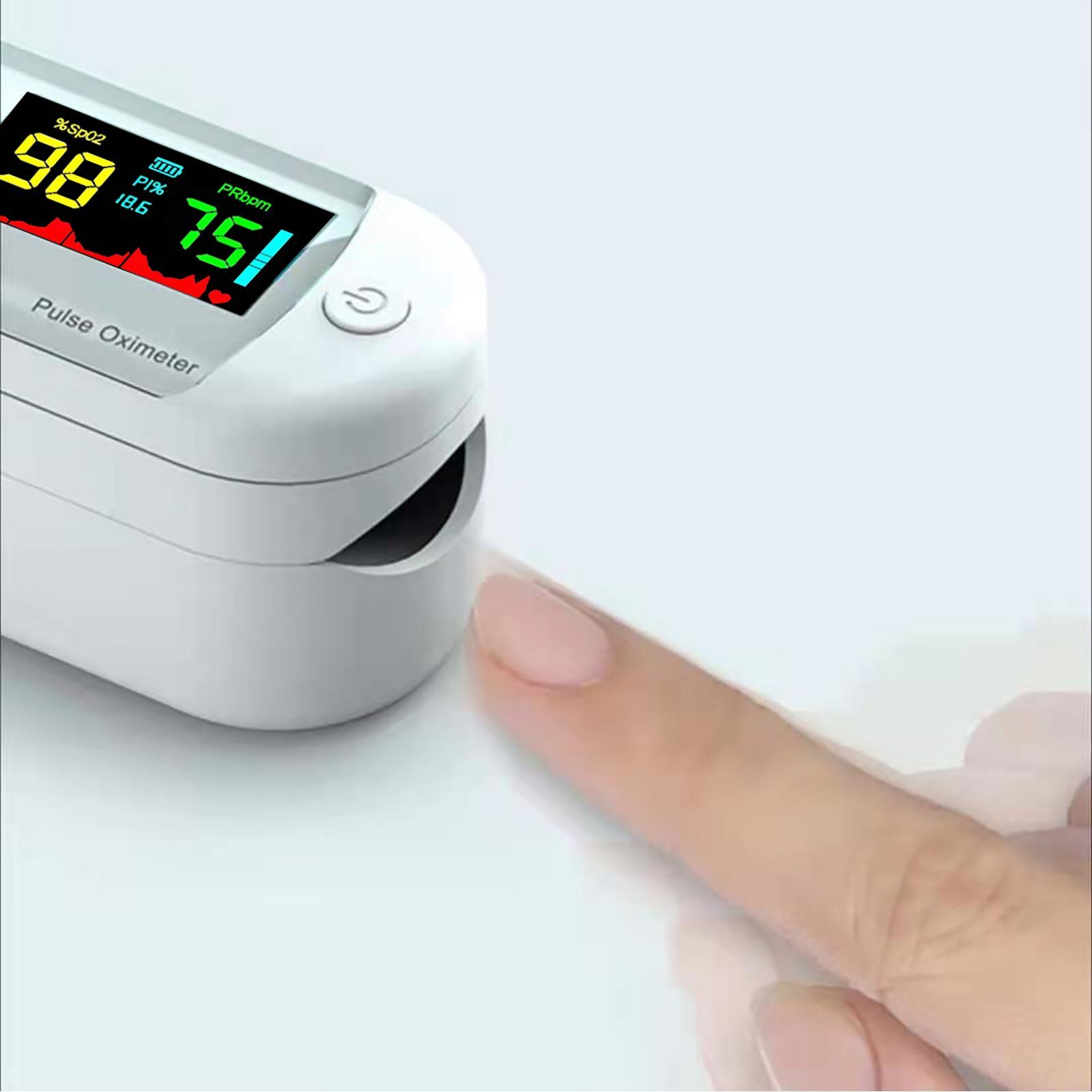 iGear Health Digital Pulse Monitor/Oximeter (Perfusion Index of 0.3%, iG-A3, White)_4