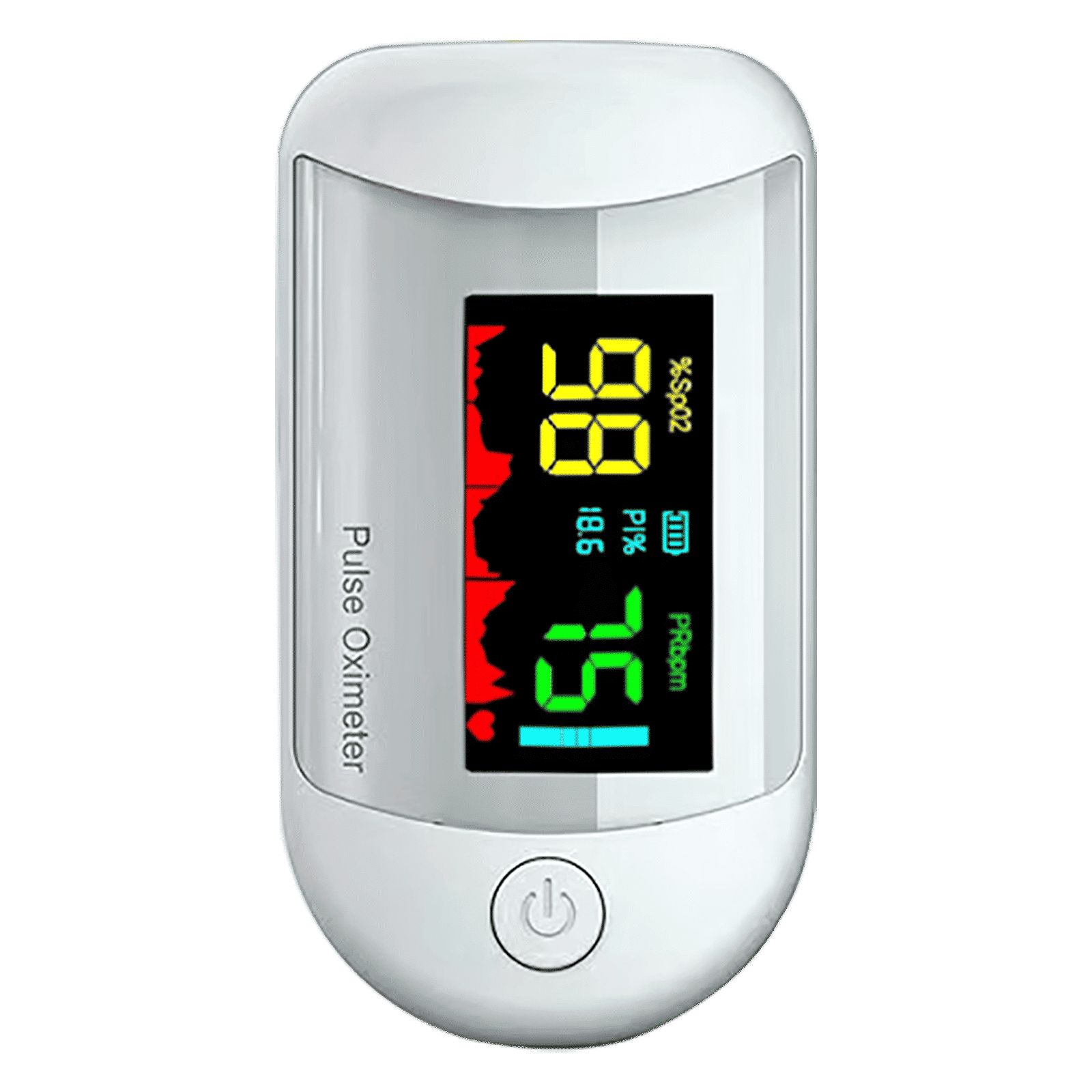 iGear Health Digital Pulse Monitor/Oximeter (Perfusion Index of 0.3%, iG-A3, White)_1