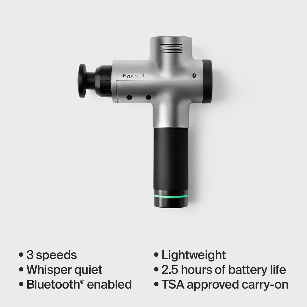 Hyperice Hypervolt Arm, Legs Massager (Patented QuietGlide Technology, 3 Speed Settings, 101291, Black)_5