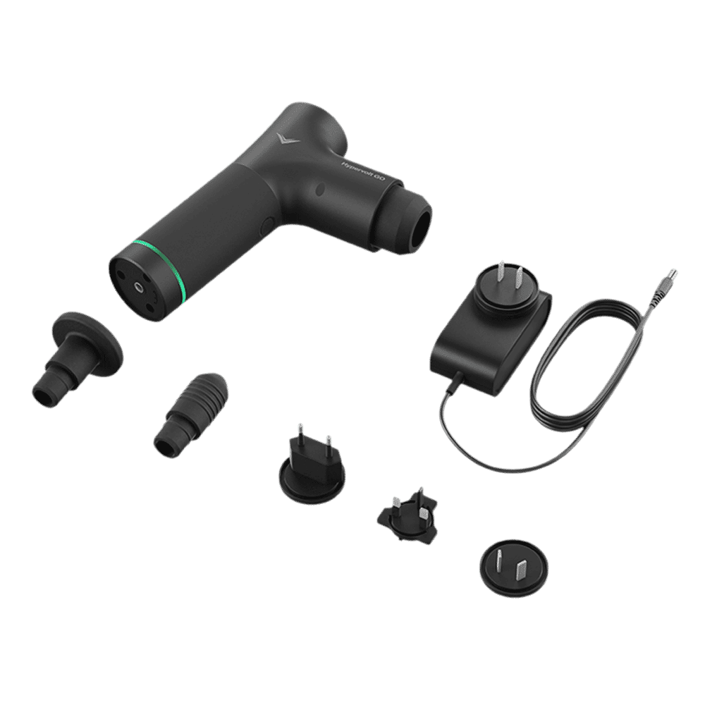 Hyperice Hypervolt Go Arm, Legs Massager (Patented QuietGlide Technology, 3 Speed Settings, 101314, Black)_5