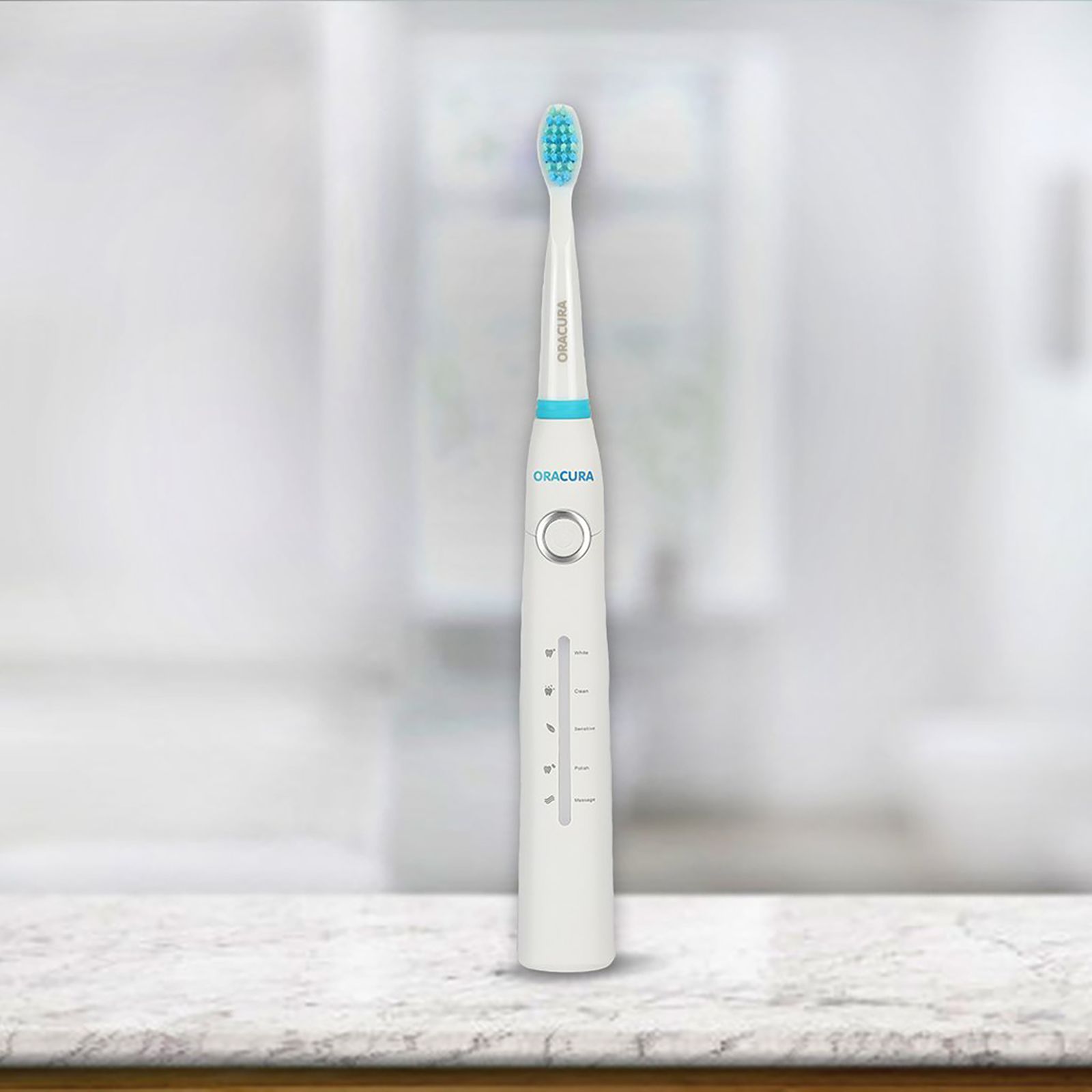 ORACURA Electric Toothbrush for Unisex (Superior Gum Protection, SB200W, White)_10