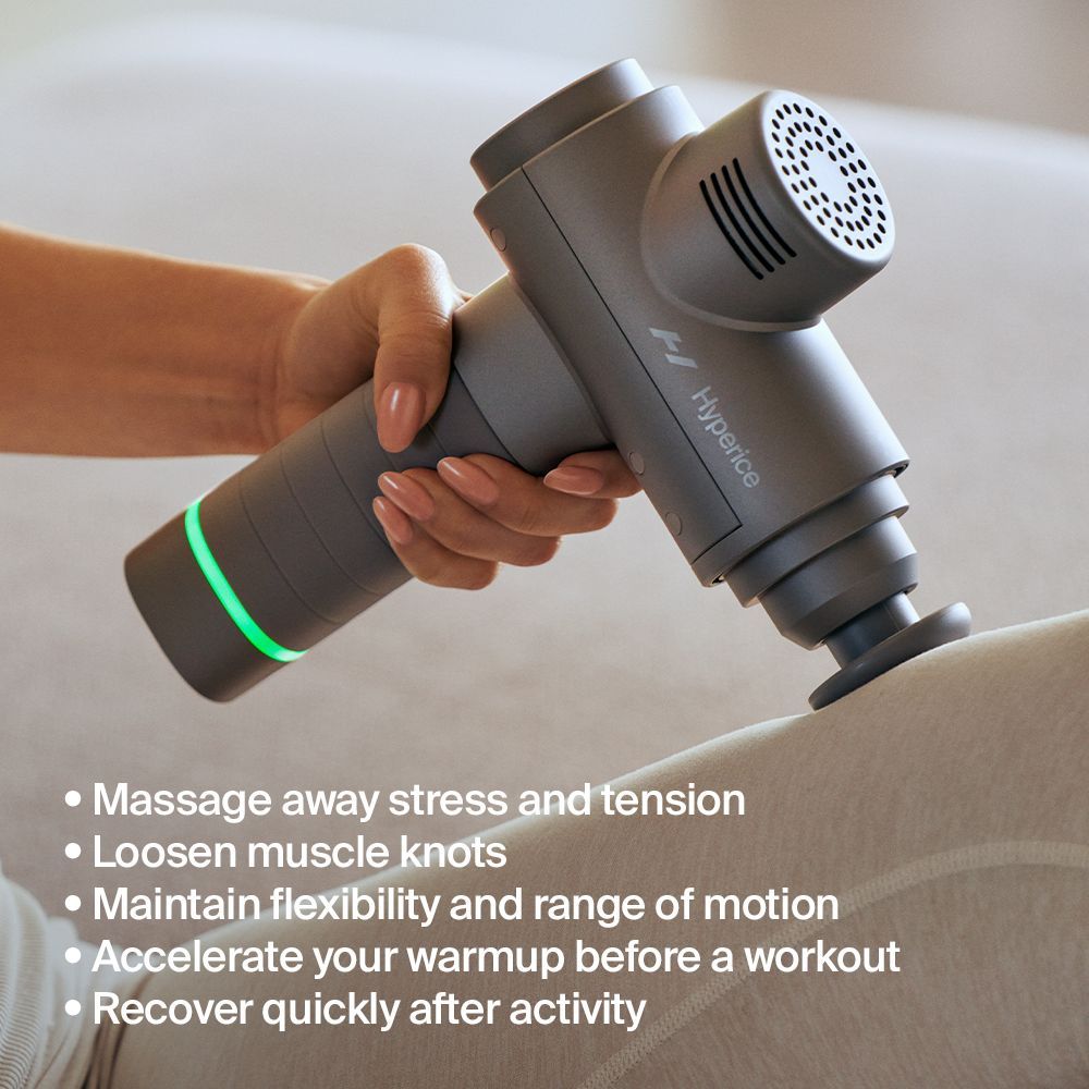 Hyperice Hypervolt 2 Legs and Back Massager (QuietGlide Technology, 53200 356-00, Grey)_6