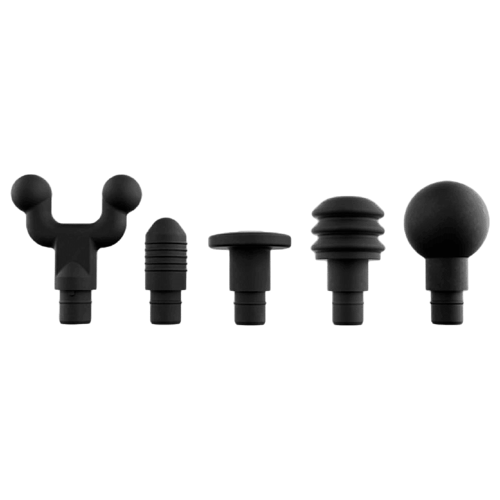 Hyperice Hypervolt 2 Massager Attachments (Five Head Attachments, 40015 038-00, Black)_1