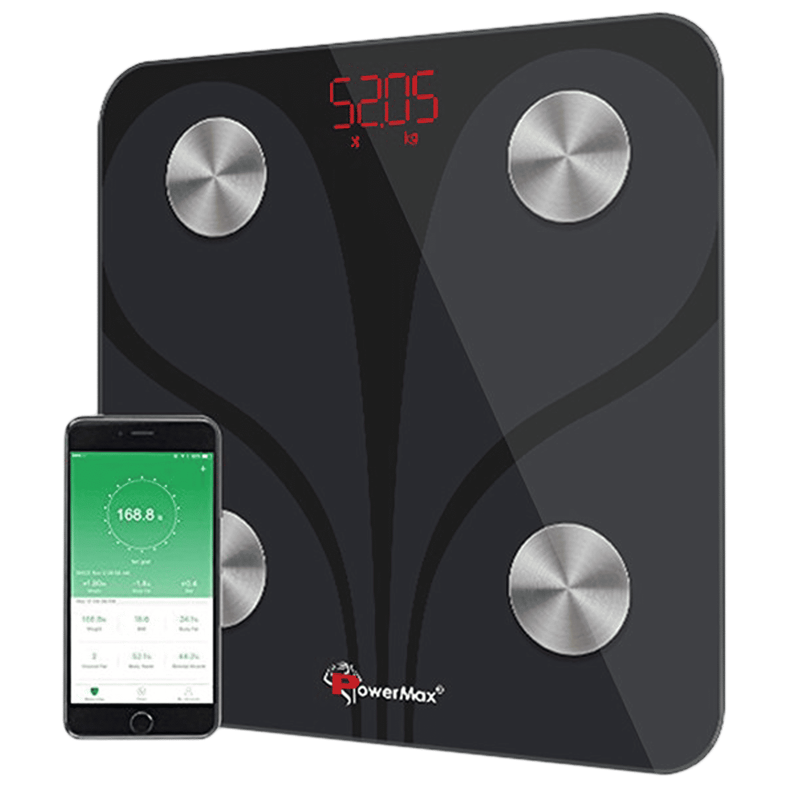 PowerMax Marvel Edition Weight Scale (Bluetooth 4.0 Connectivity, BCA-130-IM-GL, Gold)_2