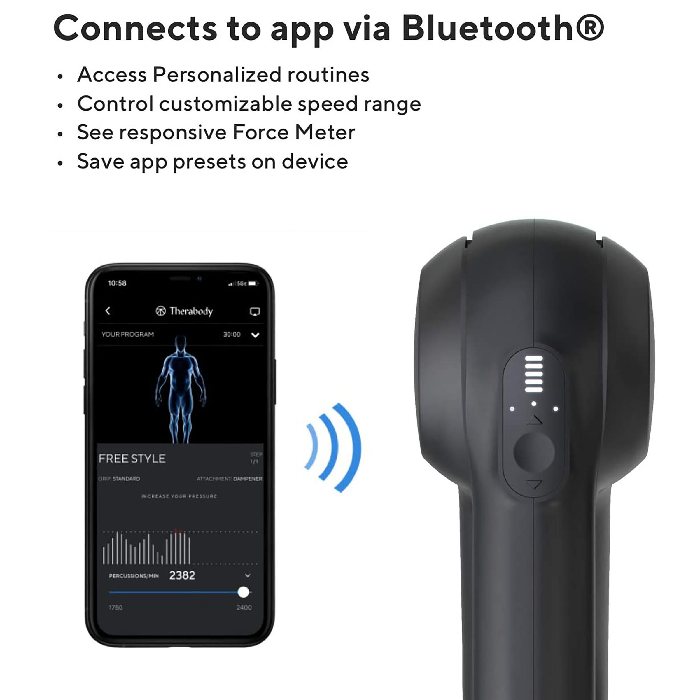 Therabody Theragun Prime Full Body Massager (QuietForce Technology, Smart App Integration, G4-PRIME-BLK, Black)_7