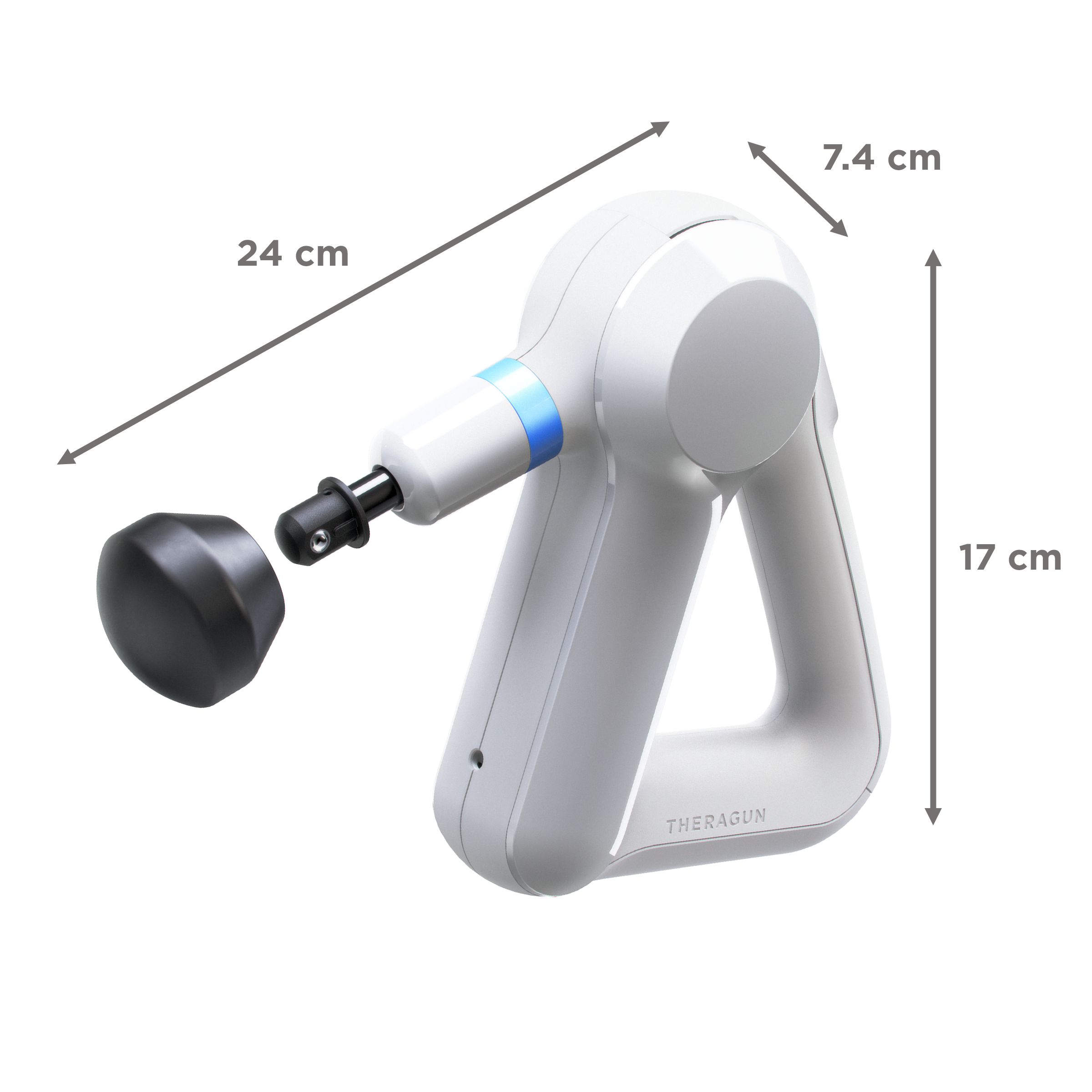Therabody Theragun Elite Full Body Massager (QuietForce Technology, Smart App Integration, G4-ELITE-WHT, White)_2
