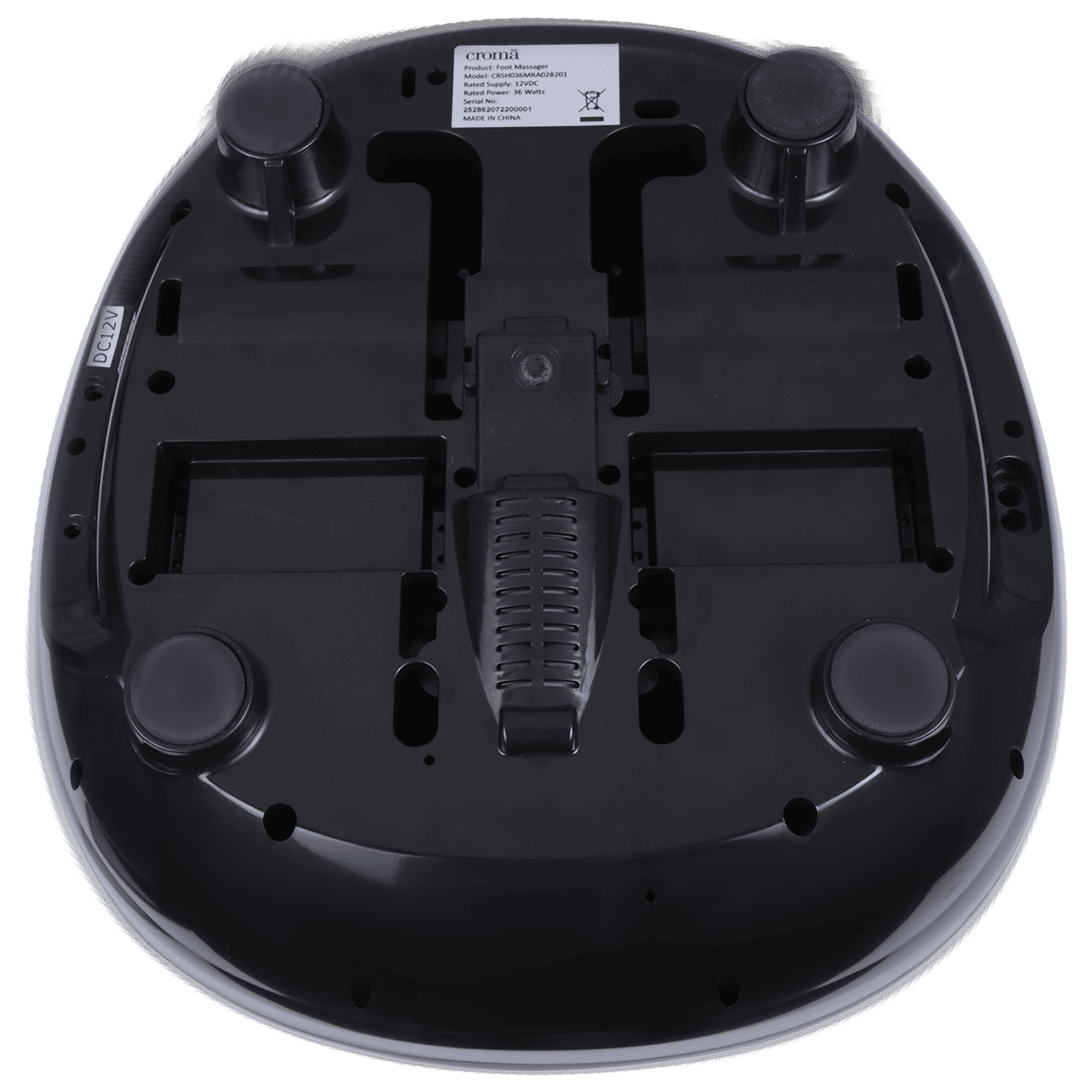 Croma Foot Massager (Shiatsu Massage Therapy, Warm Function, Rubber Grey)_6
